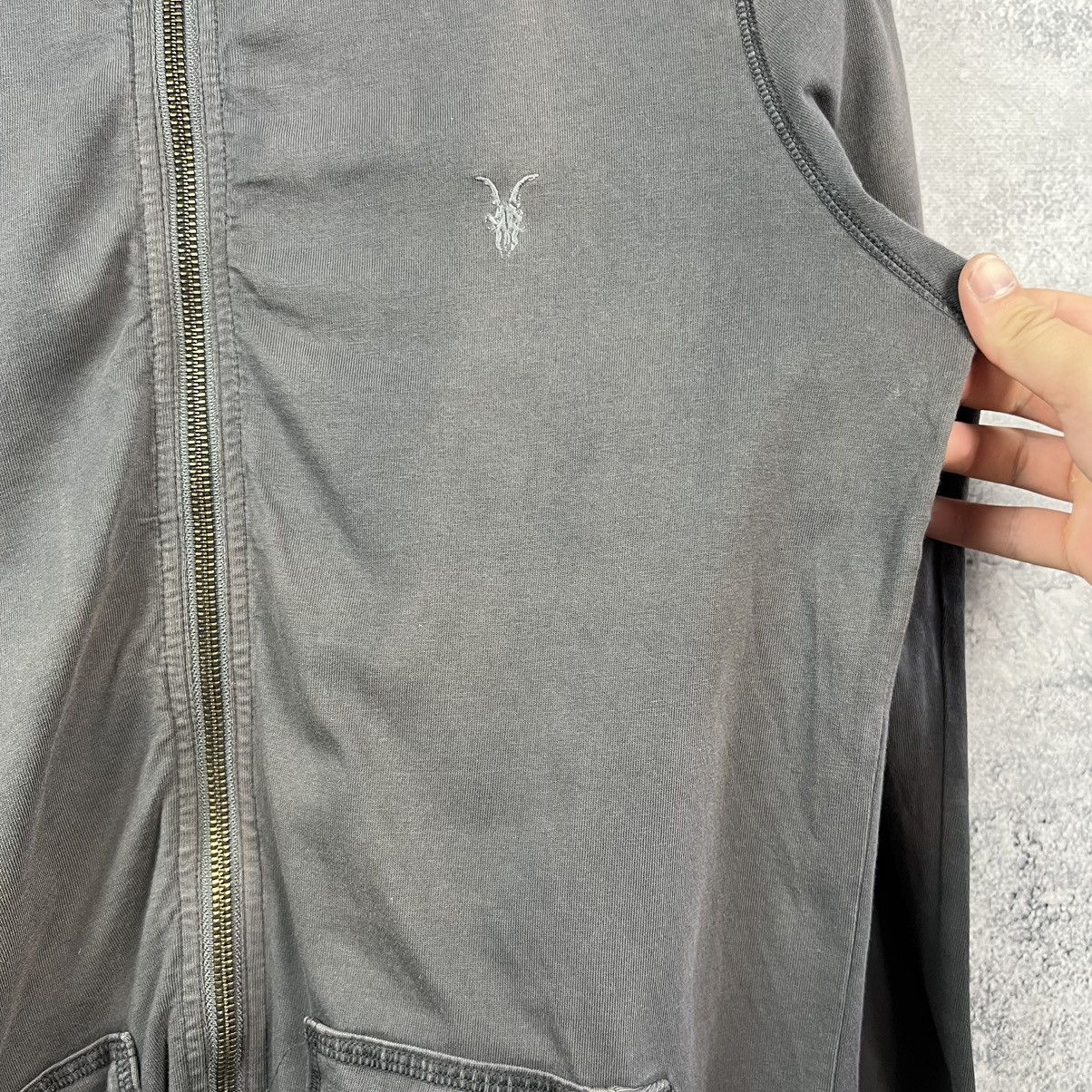 Allsaints Allsaints Vintage Zip Hoodie Size US S / EU 44-46 / 1 - 13 Thumbnail