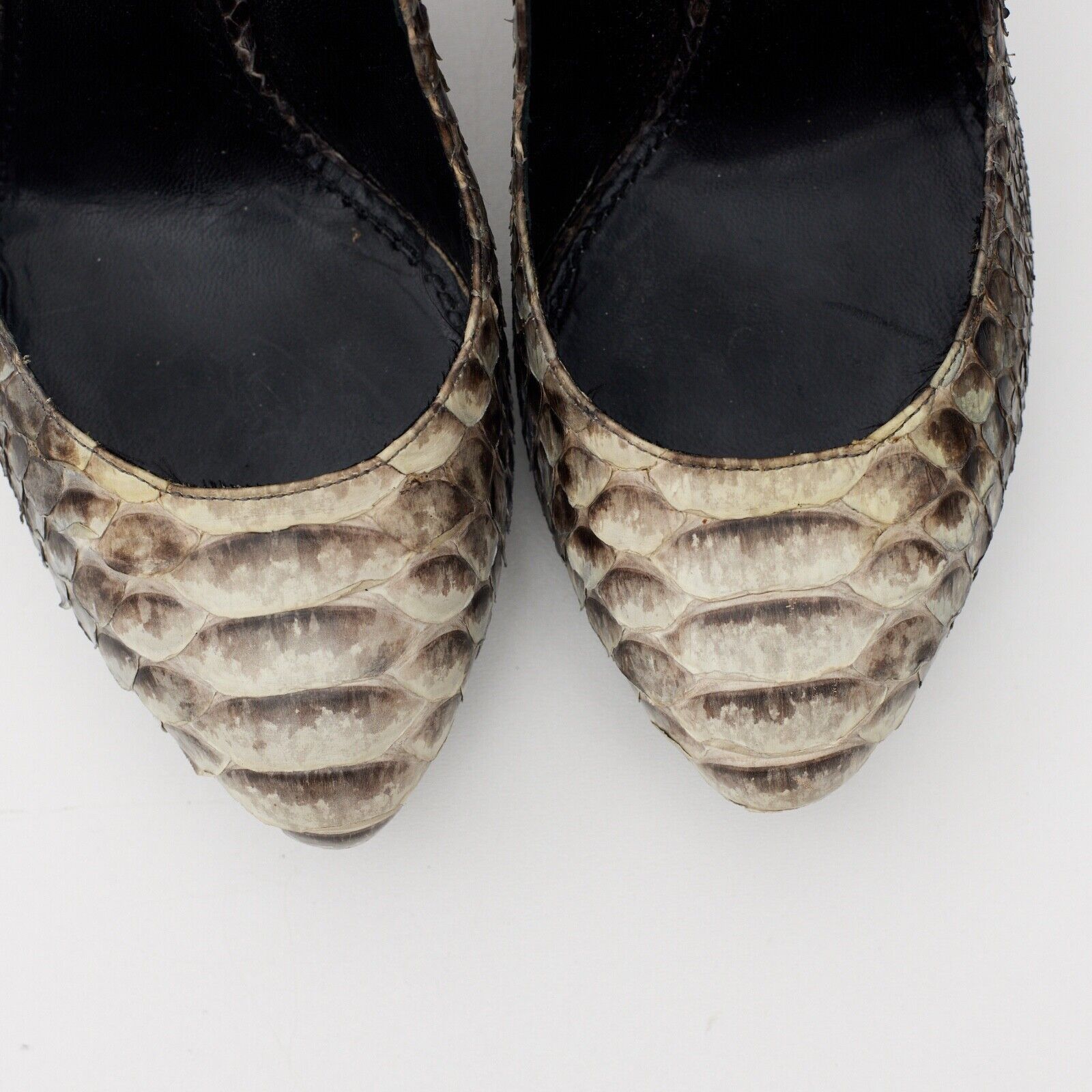 Dolce & Gabbana Dolce&Gabbana Python Leather Heels Size US 9 / IT 39 - 5 Thumbnail