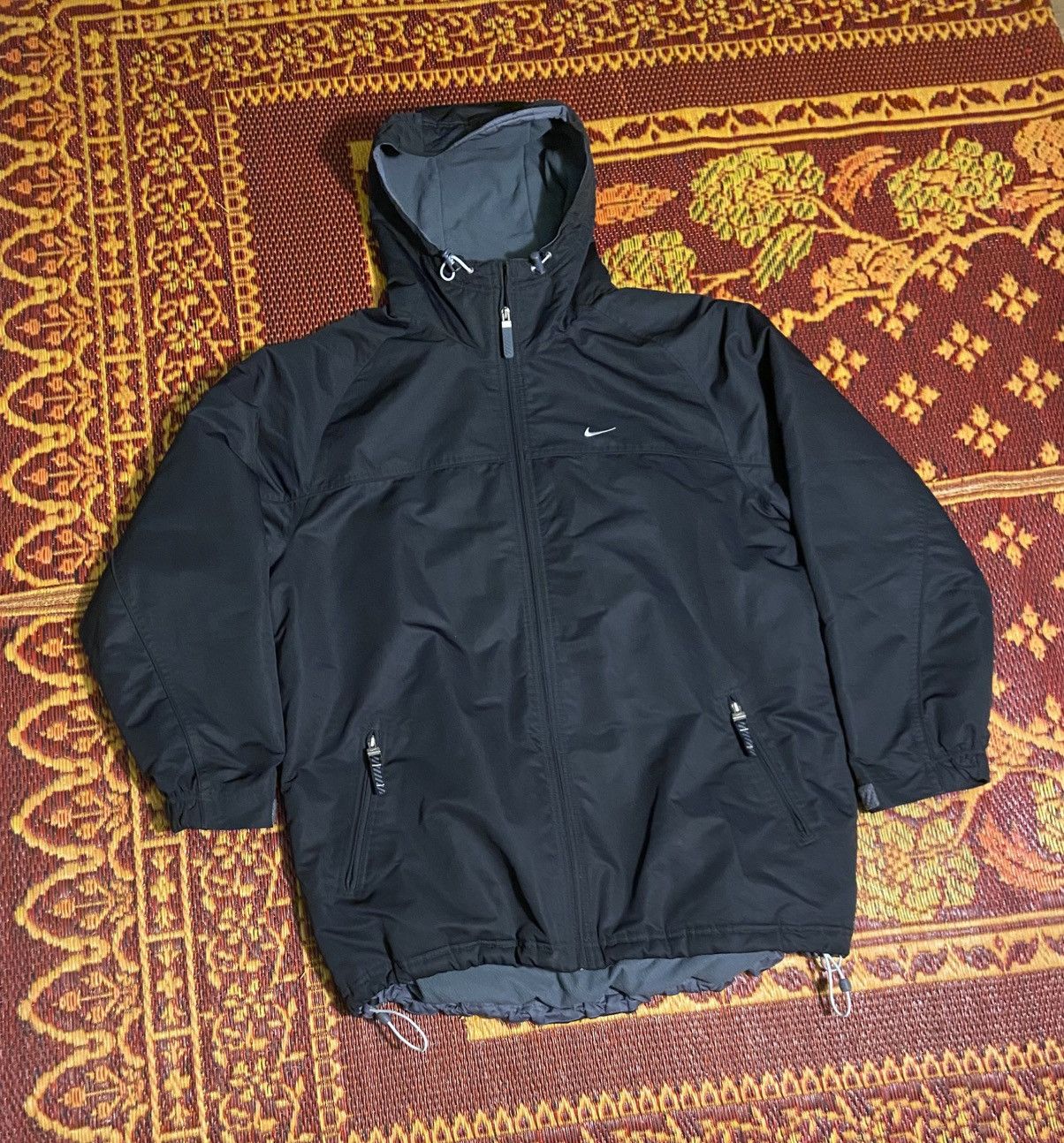 Nike Vintage Y2K Nike Triple Swoosh Parka Jacket Size US L / EU 52-54 / 3 - 1 Thumbnail