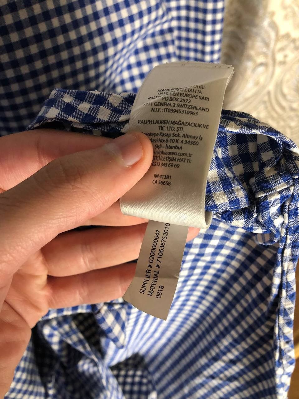 Polo Ralph Lauren × Vintage VERY RARE POLO RALPH LAUREN LONG SLEEVE SHIRT FLANEL LUXURY Size US S / EU 44-46 / 1 - 5 Thumbnail
