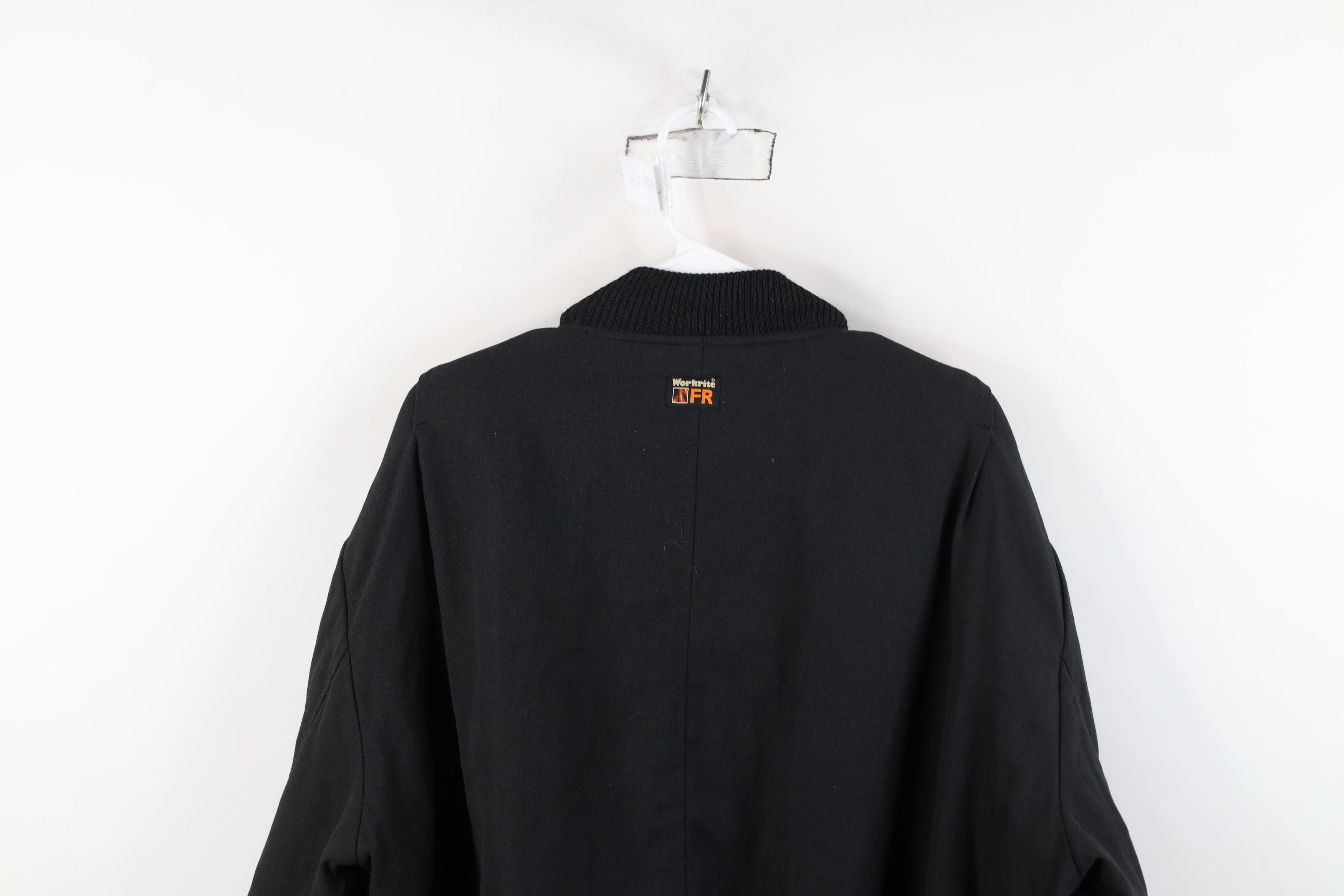 Vintage Vintage Streetwear Fire Flame Resistant Work Bomber Jacket Size US XL / EU 56 / 4 - 15 Thumbnail