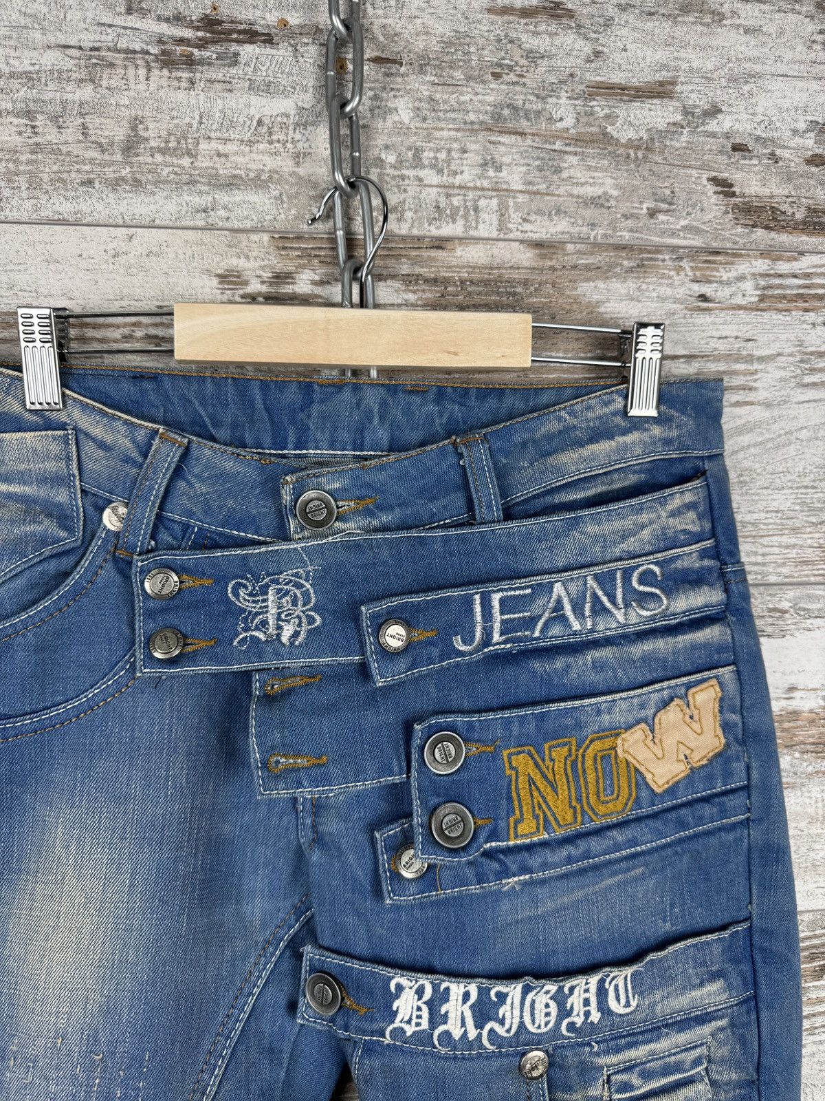 Hysteric Glamour Mens Vintage Hysteric Glamour avant garde pants denim jeans Size US 31 - 4 Thumbnail