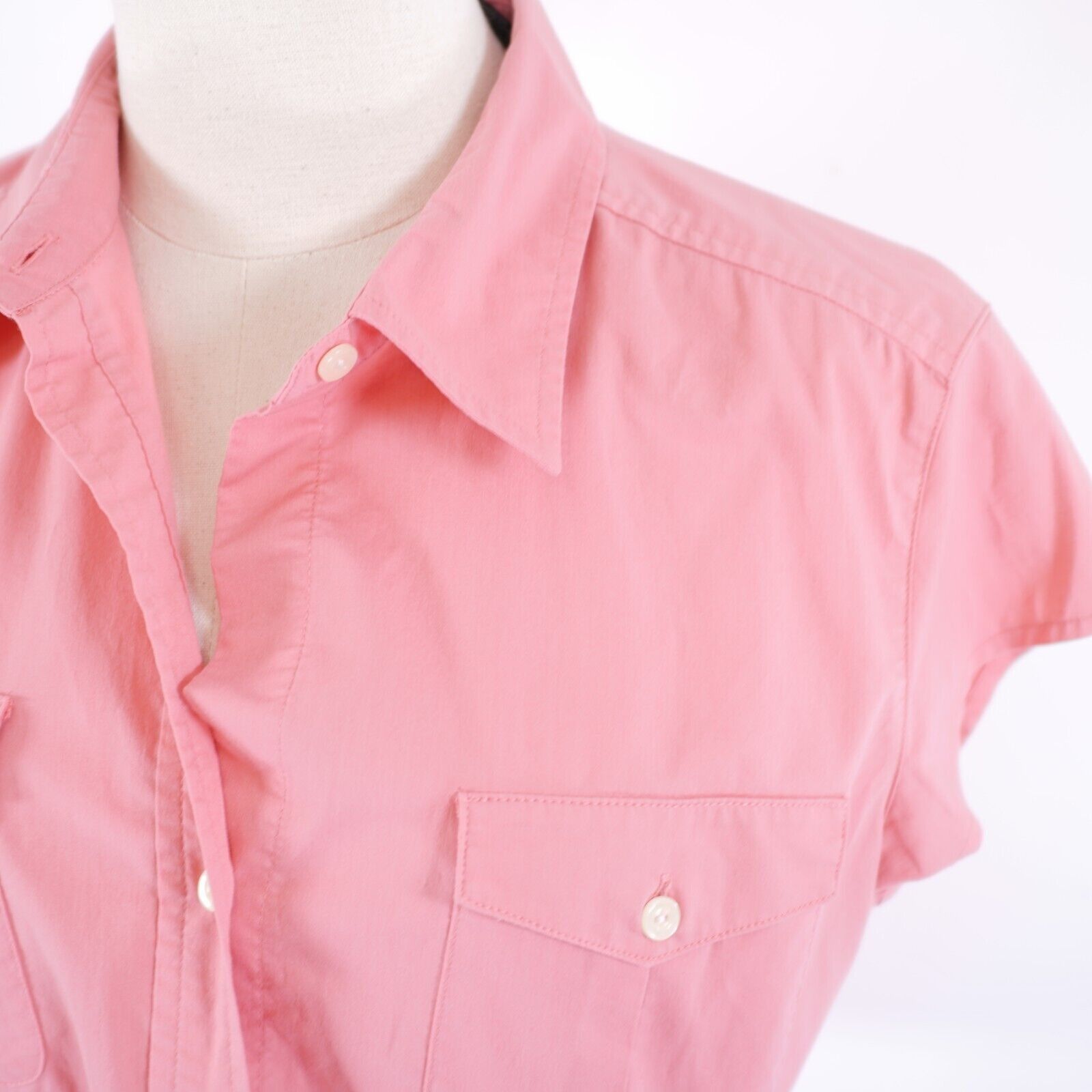 Designer New York & Company City Stretch Pink Large Collared Fitted B Size L / US 10 / IT 46 - 2 Thumbnail