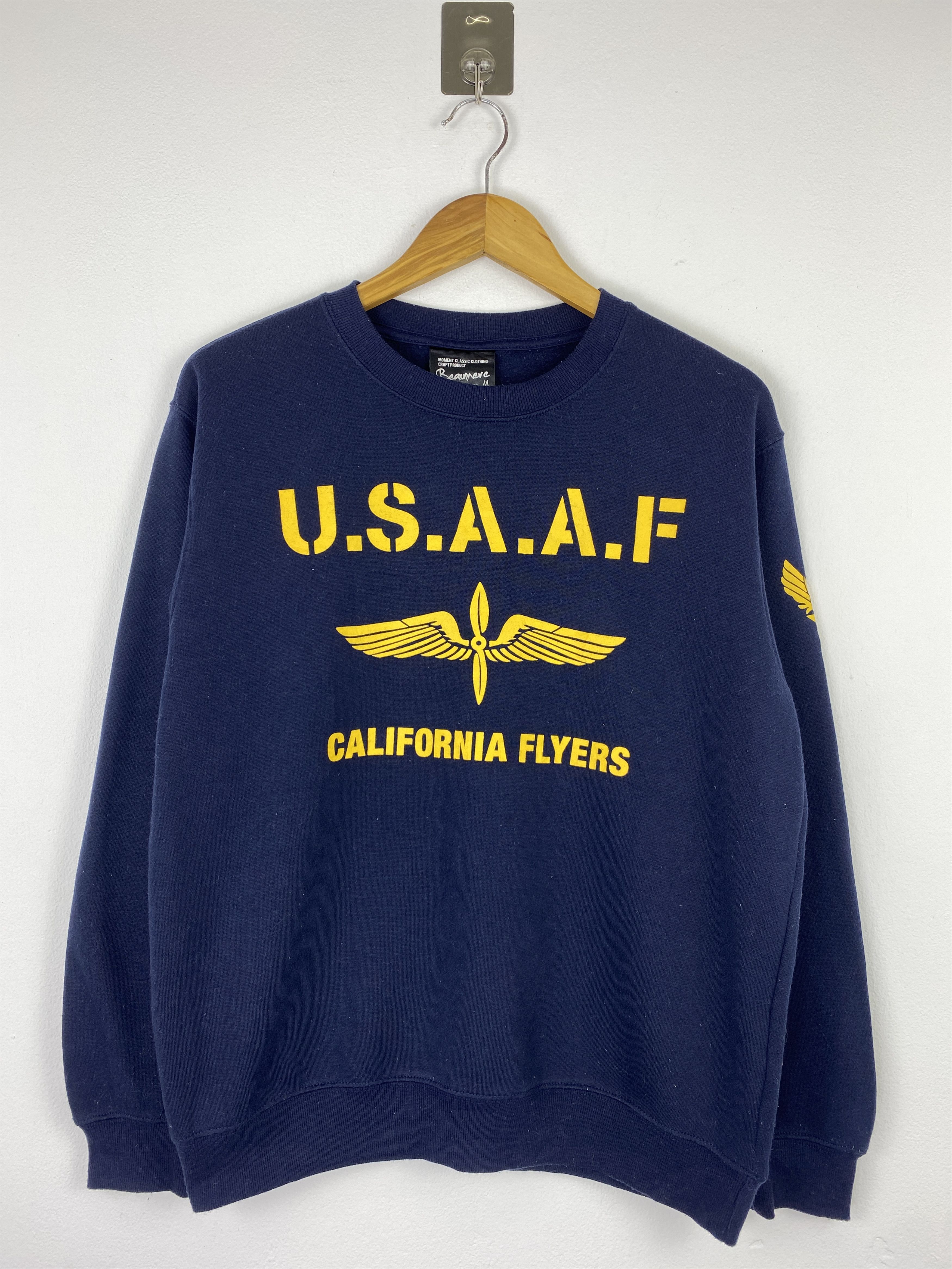 Beaumere Vintage Beaumere USAAF California Flyers Crewneck BP0061 Size US M / EU 48-50 / 2 - 1 Thumbnail