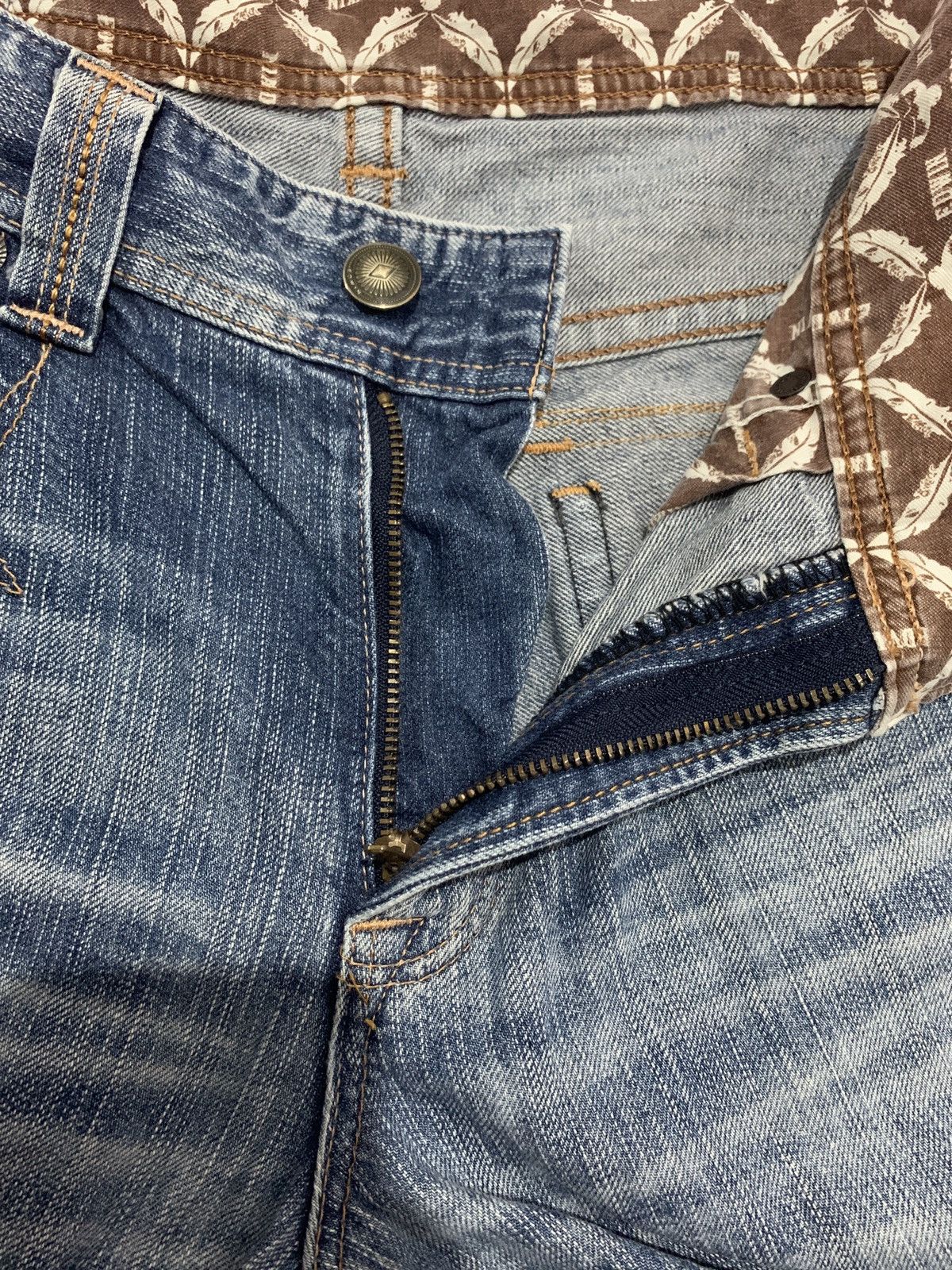 Edwin VINTAGE FLARE EDWIN XV NAVAJO FADED&RUSTY JAPANESE DENIM Size US 34 / EU 50 - 18 Thumbnail