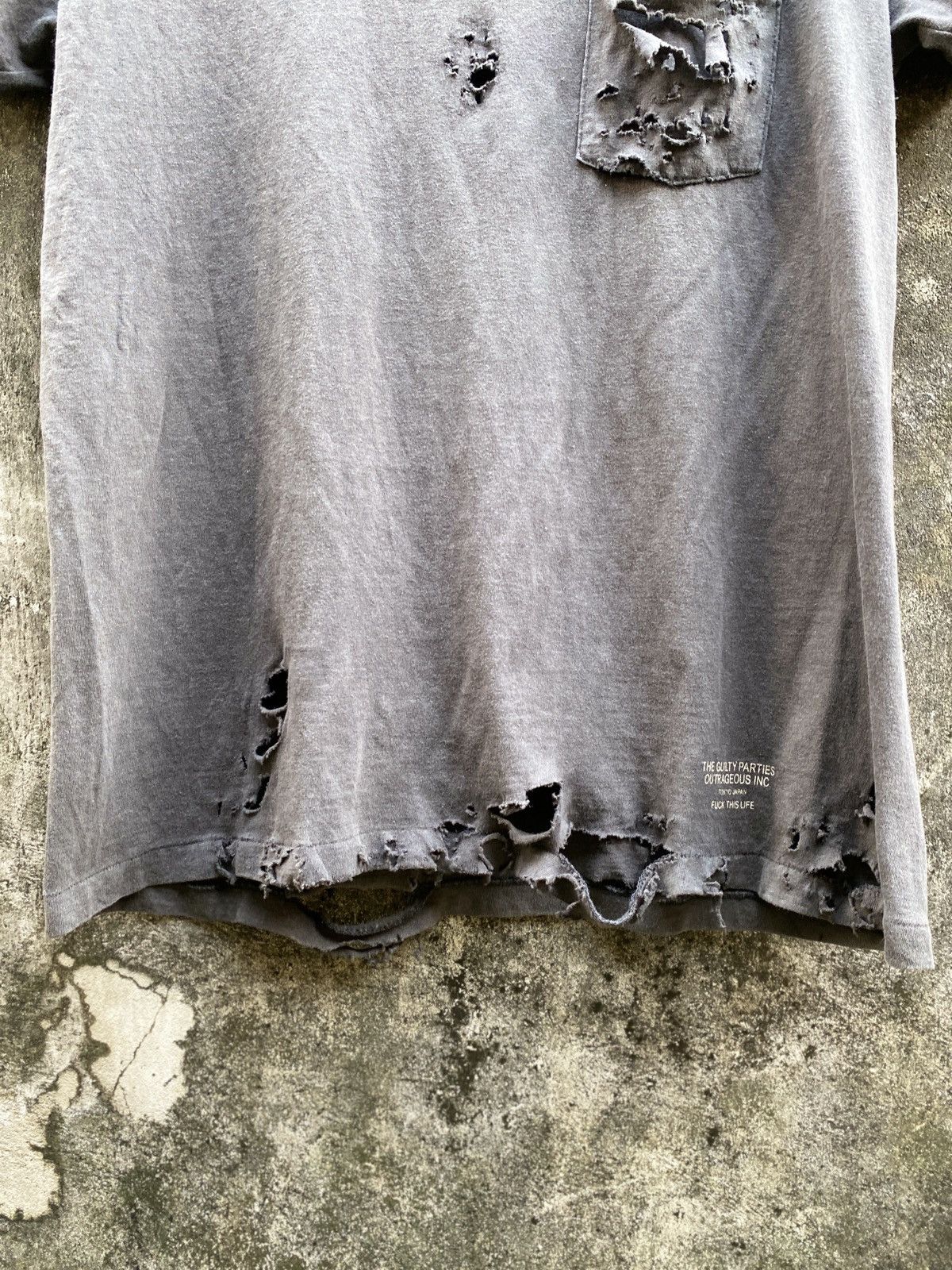 4GSELLER Vintage Guilty Parties Thrashed Faded Single Stitch Tee Size US M / EU 48-50 / 2 - 6 Thumbnail