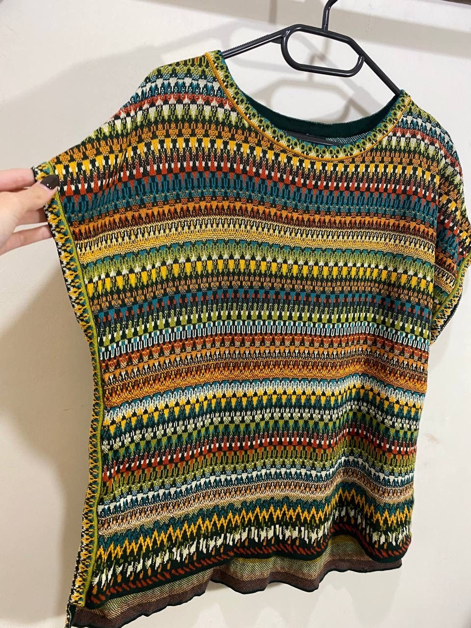 Vintage Ivko sweater poncho Size L / US 10 / IT 46 - 2 Thumbnail