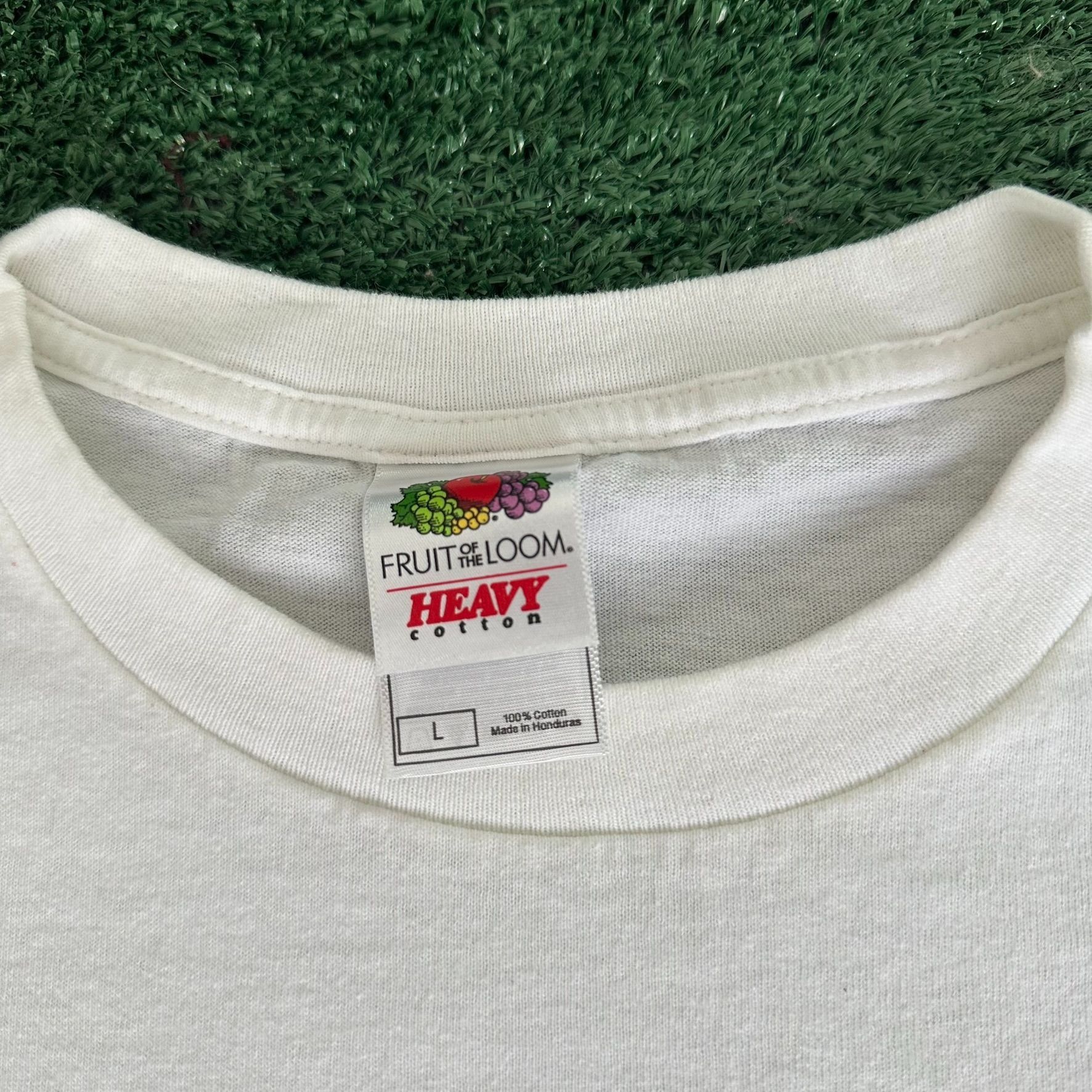 Fruit Of The Loom Vintage Y2K NYC New York City Spell Out T-Shirt White Hip Ho Size US L / EU 52-54 / 3 - 3 Thumbnail