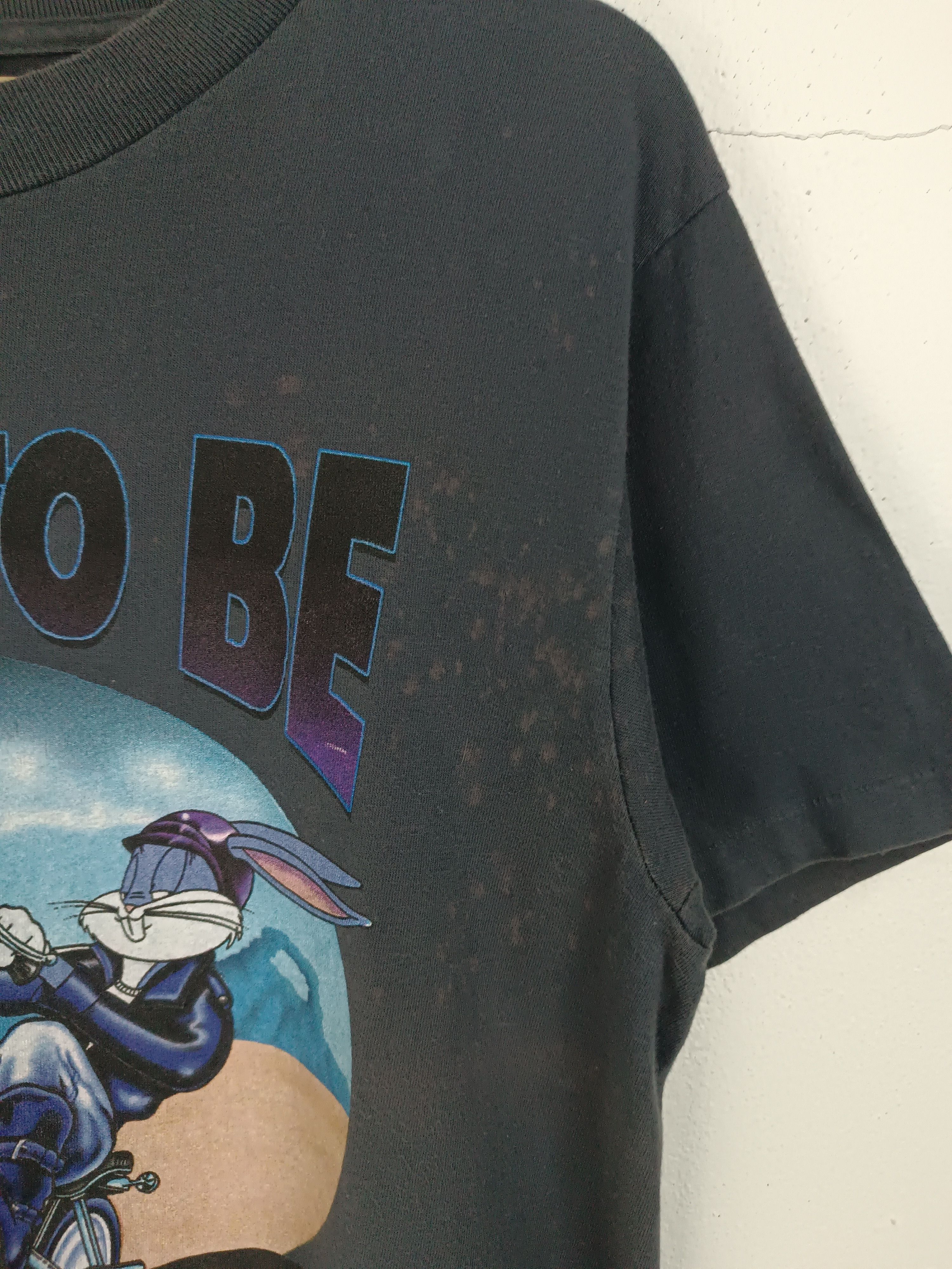 Disney VINTAGE 90'S BORN TO BE BUGS BUNNY X HARLEY DAVIDSON RARE Ts Size US M / EU 48-50 / 2 - 10 Thumbnail
