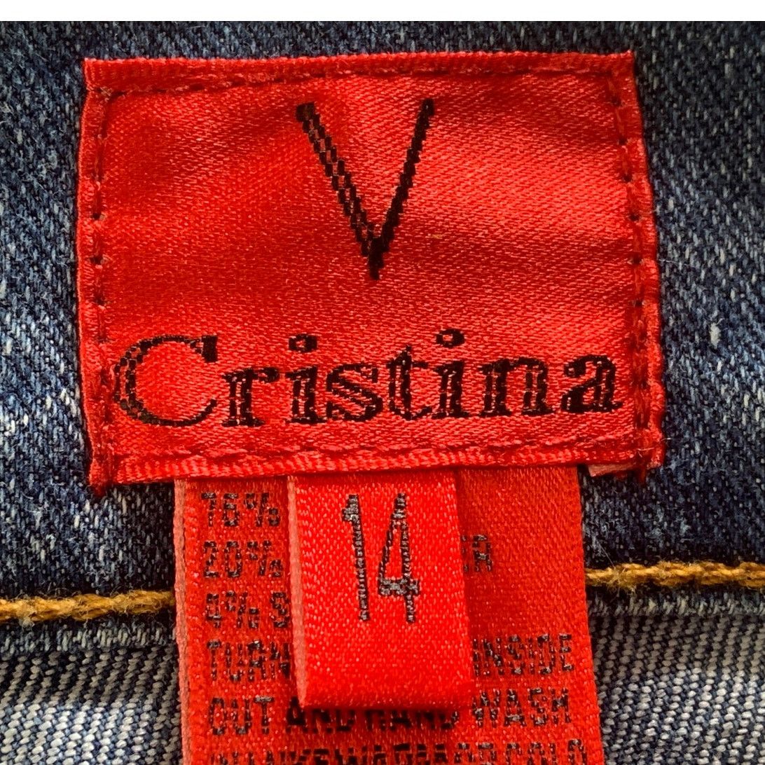 Other V. Cristina Capri Jeans Women’s Sz 14 Capri Gem Stones NEW Size 36" / US 14 / IT 50 - 3 Thumbnail