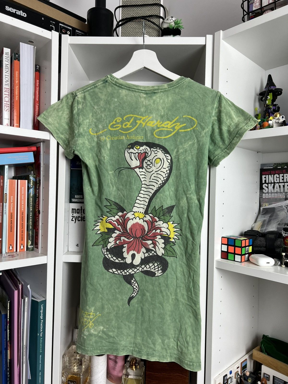 Ed Hardy Vintage y2k Ed Hardy printed t-shirt XS avantgarde drain 00s Size XS / US 0-2 / IT 36-38 - 2 Thumbnail