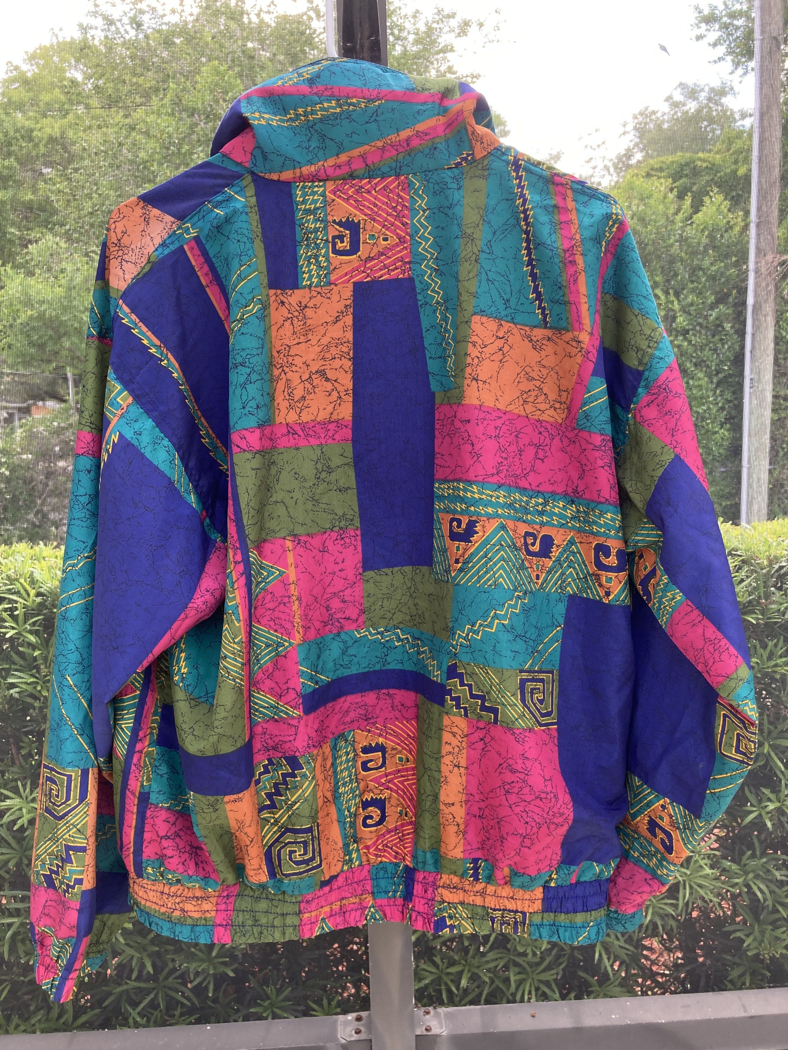 Other EVR Women's Abstract Pattern Windbreaker Size M / US 6-8 / IT 42-44 - 3 Thumbnail