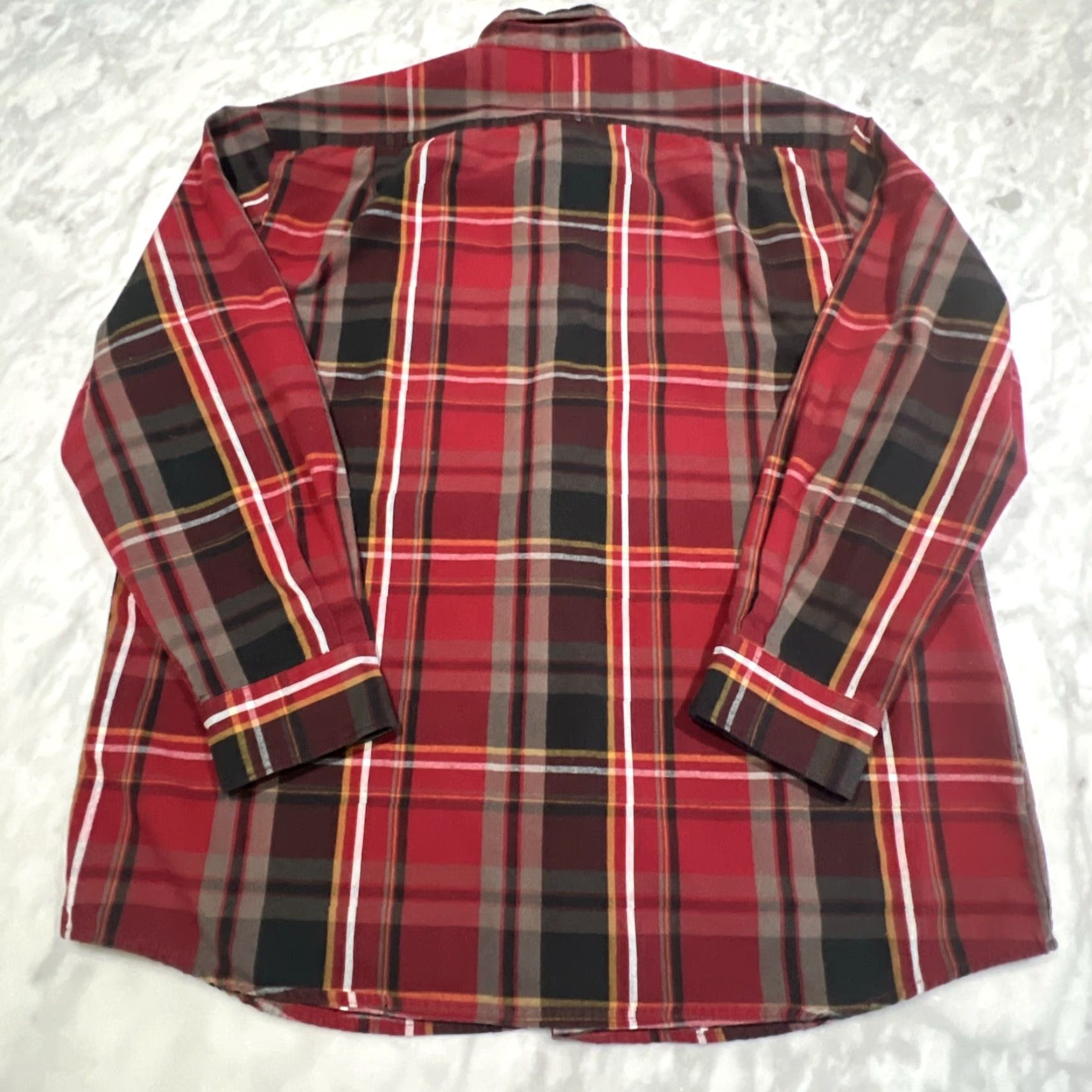 Vintage CE Schmidt Workwear Shirt Mens Large Plaid Pocket Button Down Collared Size US L / EU 52-54 / 3 - 4 Thumbnail