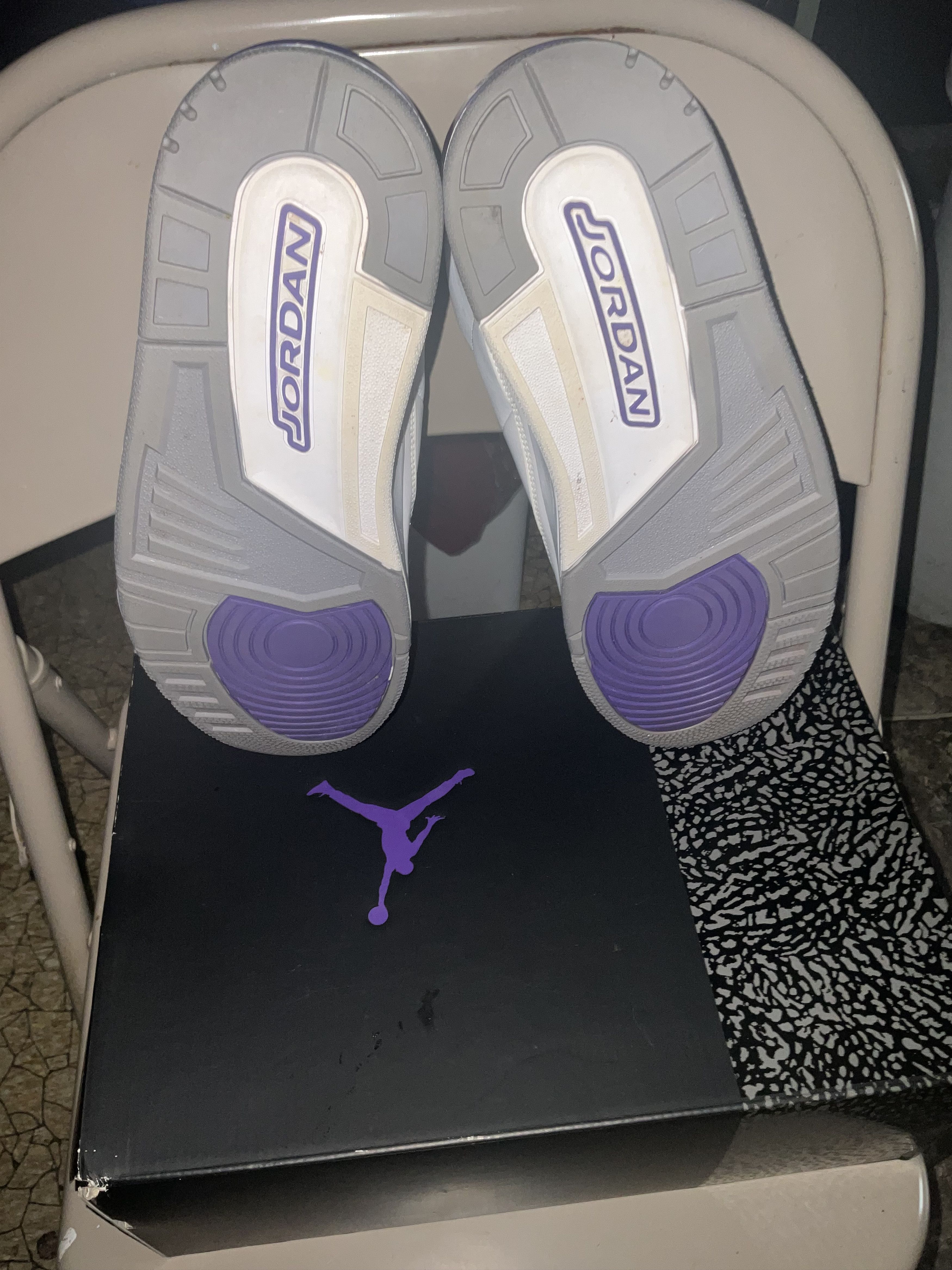 Jordan Brand Jordan 3’s Dark Iris’s Size US 9 / EU 42 - 9 Thumbnail