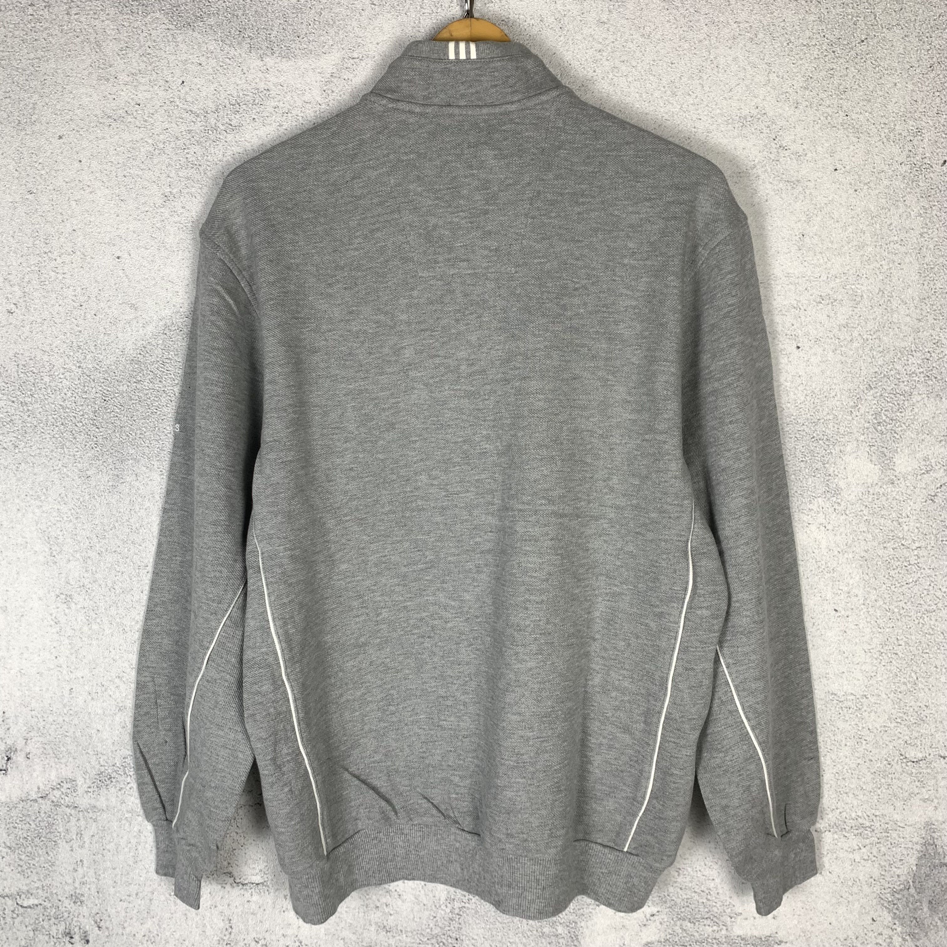 Adidas Adidas Trefoil Y2K Sweatshirt Crewneck Half Zip Size US L / EU 52-54 / 3 - 2 Thumbnail