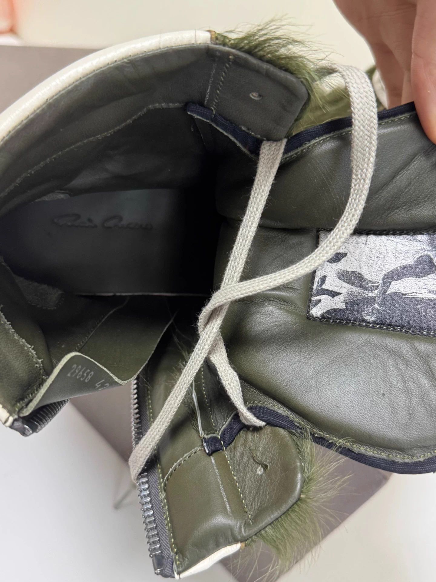 Rick Owens Rick Owens 21FW Green Mohair Triangle OG Size 42 Size US 9 / EU 42 - 6 Thumbnail