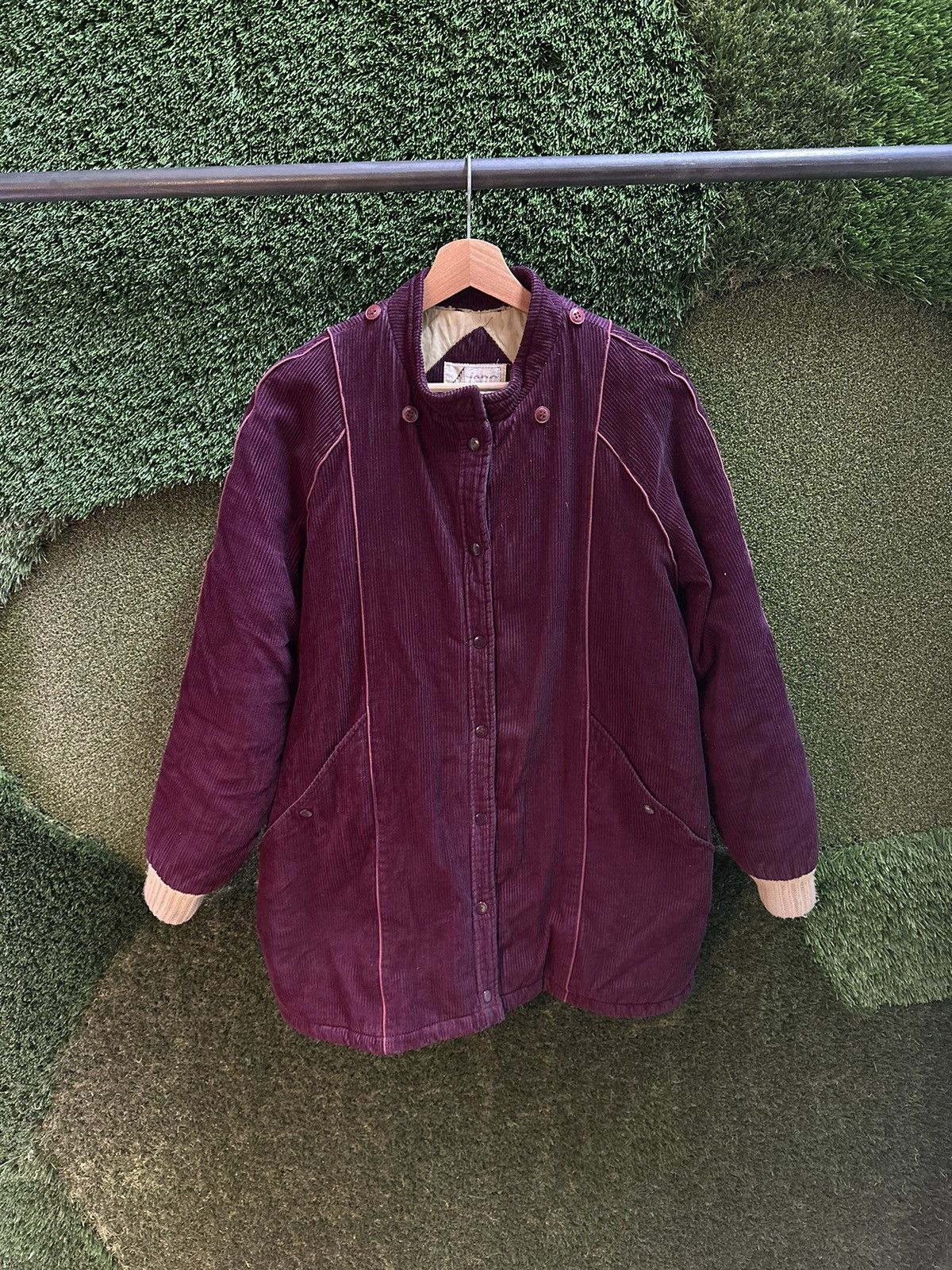 Vintage Vintage ISPO Corduroy Button-up Jacket Large Size L / US 10 / IT 46 - 1 Thumbnail