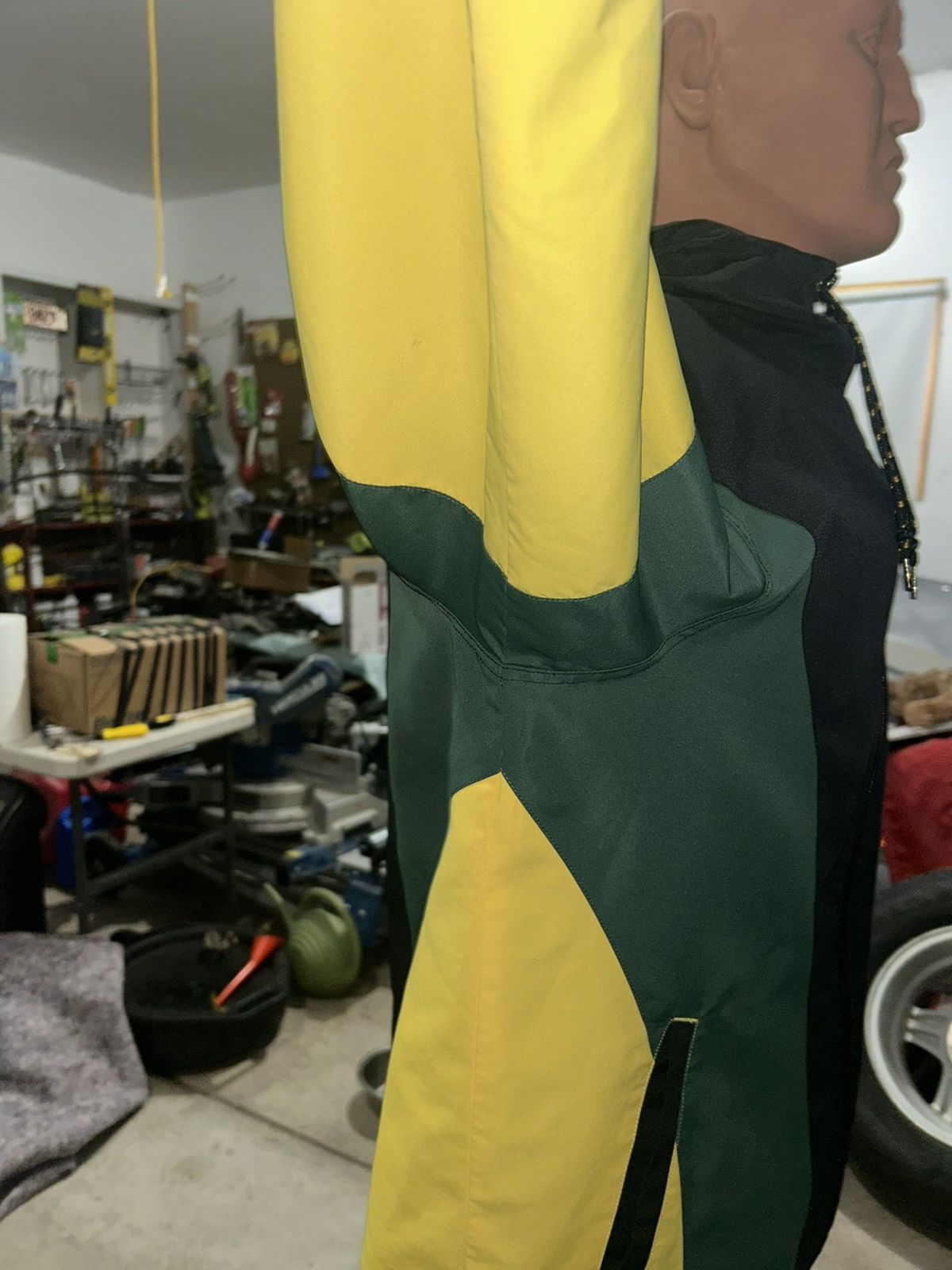 Empyre black, yellow and green wind breaker Size US L / EU 52-54 / 3 - 7 Thumbnail
