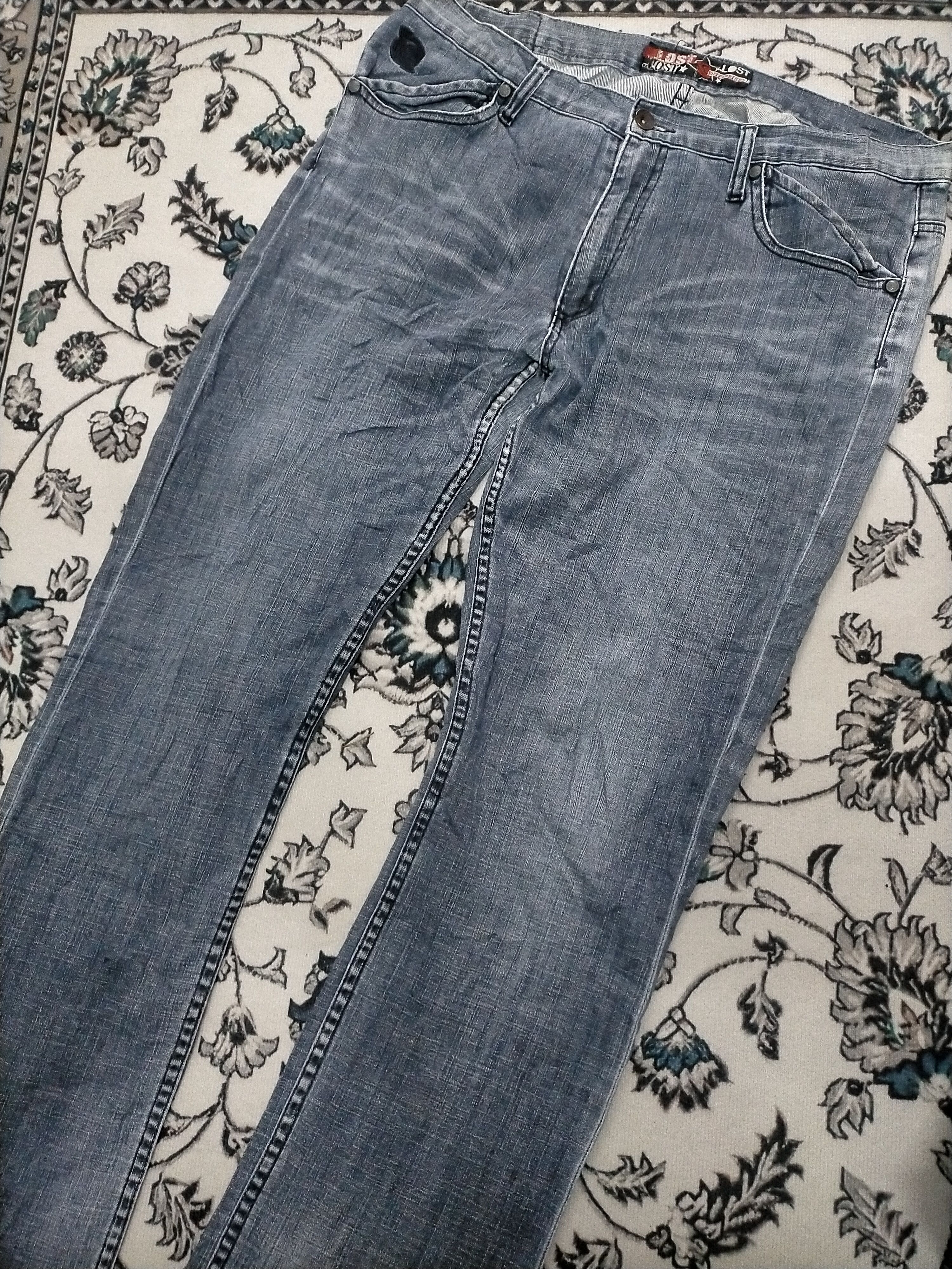 Lost Enterprises × Vintage 🔥Rare🔥 Vintage Lost Enterprise Washed Jeans Size US 36 / EU 52 - 5 Thumbnail