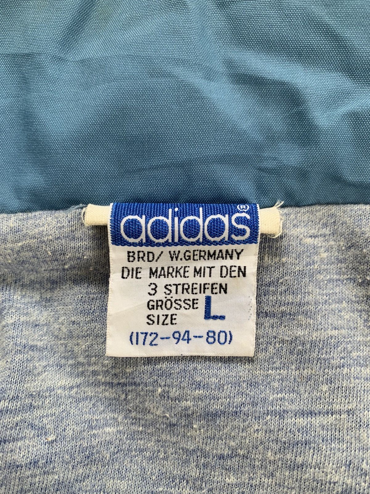 Adidas Vtg Adidas BRD/W.GERMANY Jacket With Storage Hoodie Size US L / EU 52-54 / 3 - 14 Thumbnail