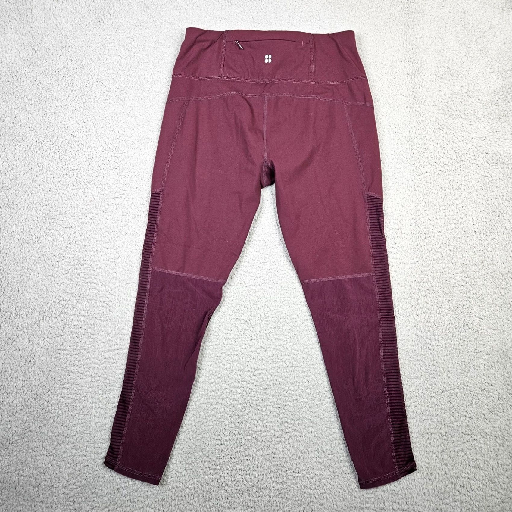 Sweaty Betty Sweaty Betty Leggings Women's High waisted Power 7/8 M Red Size M Regular Inseam 23.5 Straight Leg Activewear Pants Yoga Size 32" / US 10 / IT 46 - 5 Thumbnail