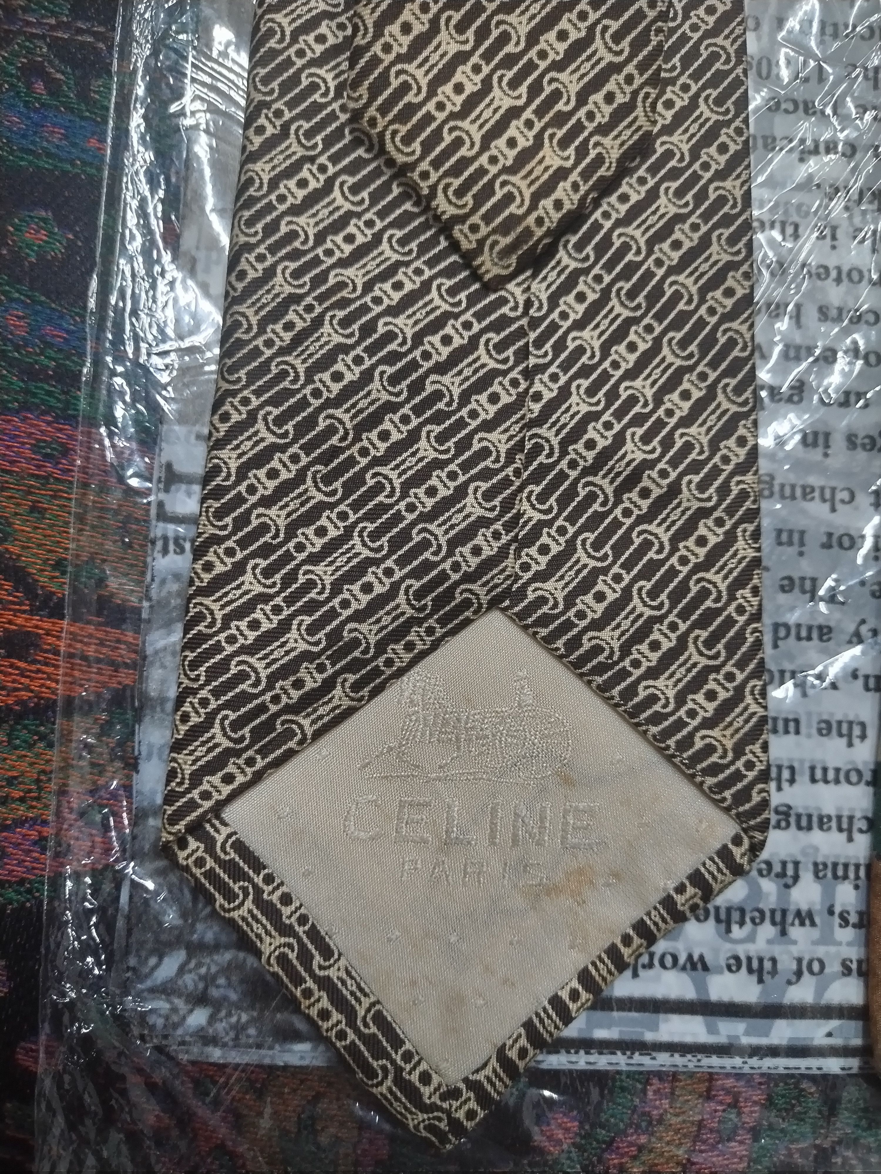 The Tie Bar × Vintage Lot of 3 VTG CELINE GIORGIO ARMANI & PIERRE BALMAIN NECKTIE Size ONE SIZE - 3 Thumbnail