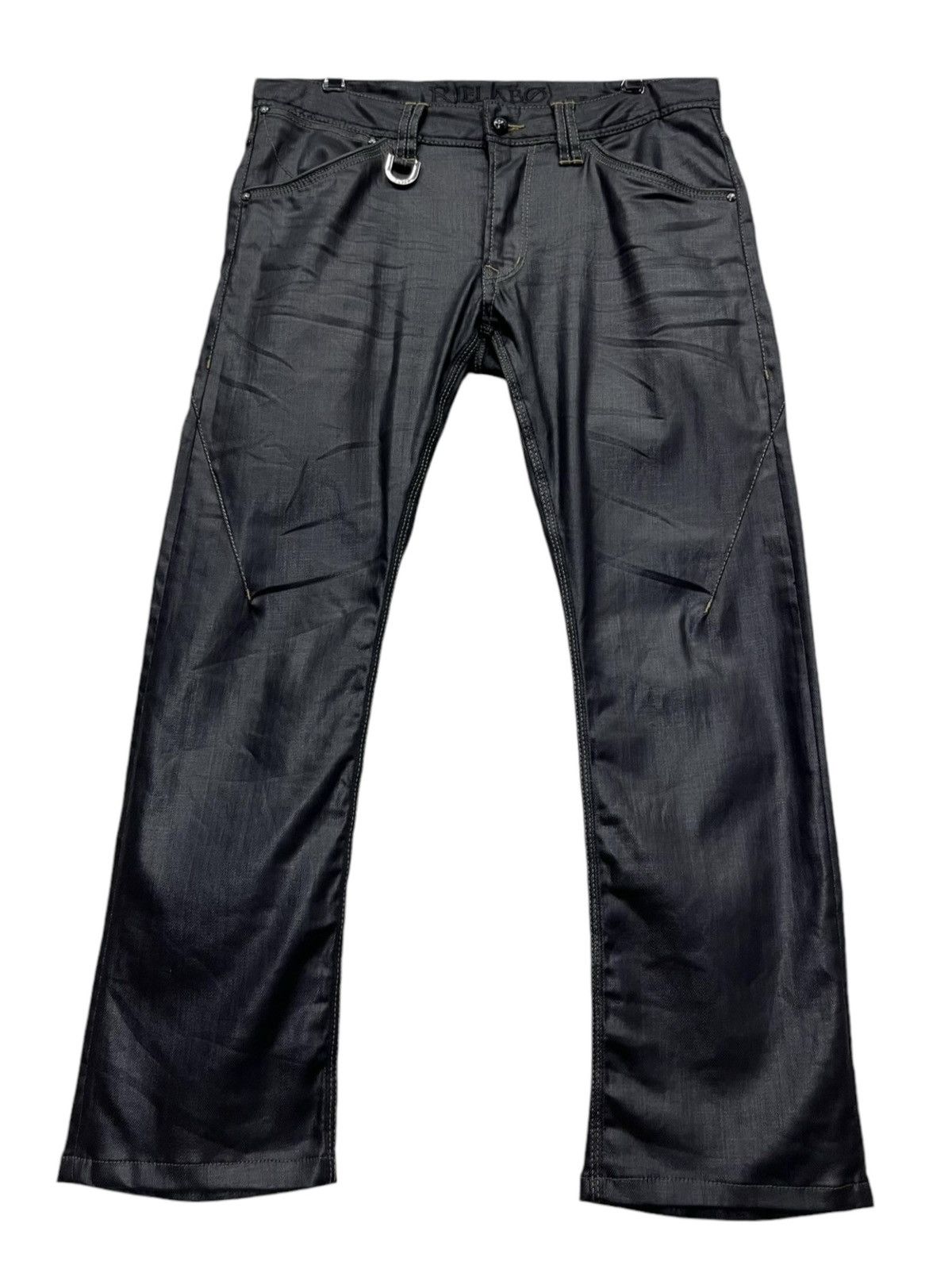 🔥VERY RARE🔥RIELABO NICOLE CLUB FOR MAN Waxed Cotton Pants