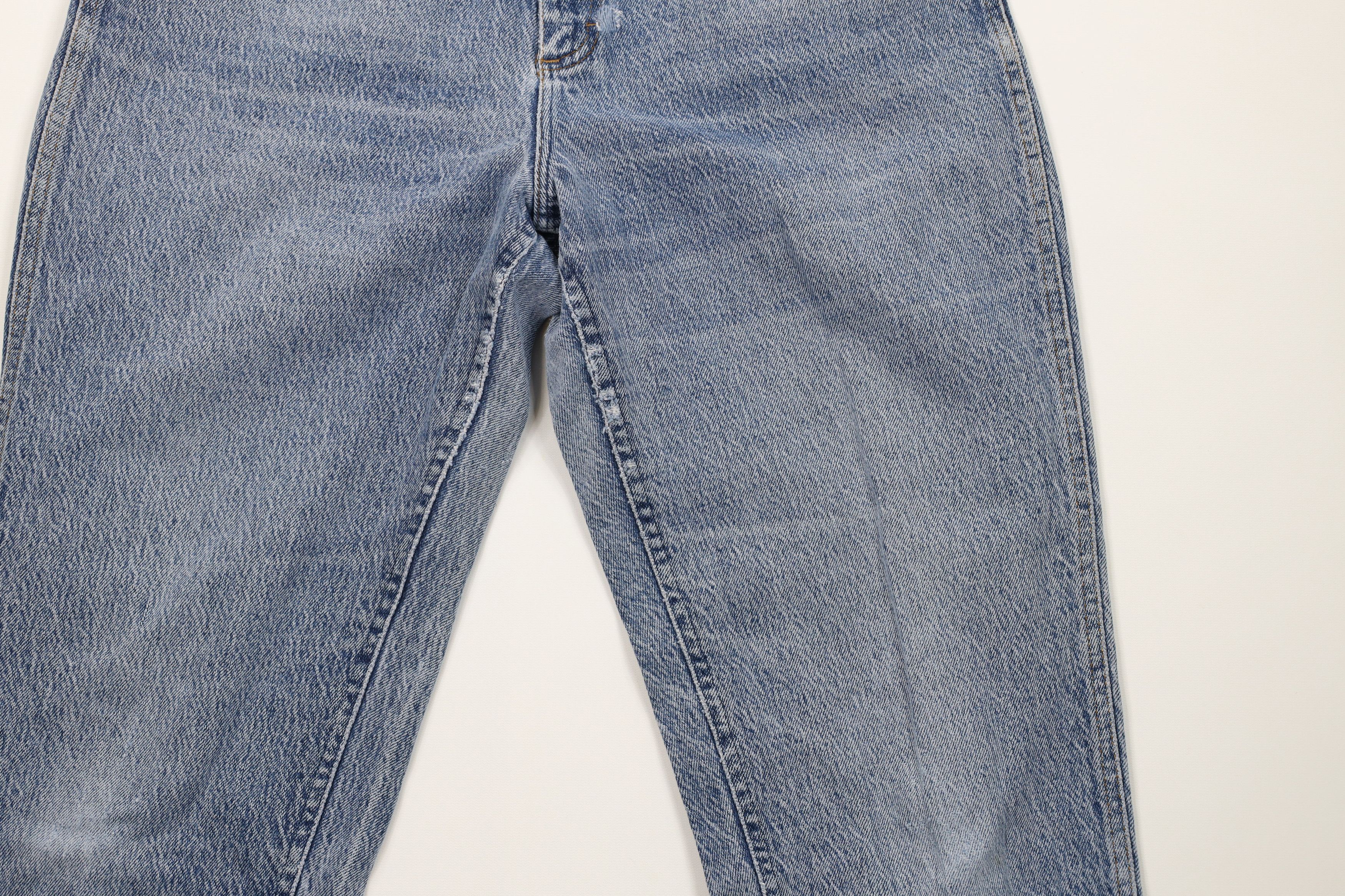 Lee Vintage 80s 90s Lee Acid Wash Tapered Leg Denim Jeans USA Size 36" / US 14 / IT 50 - 3 Thumbnail