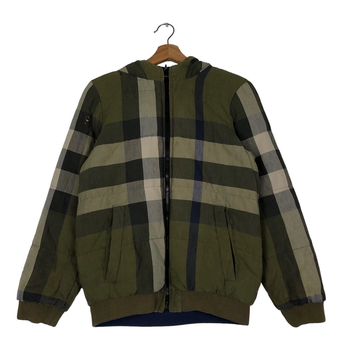 Burberry 🔥Vintage Reversible Puffer Down Jacket Burberry Children Size US M / EU 48-50 / 2 - 1 Thumbnail