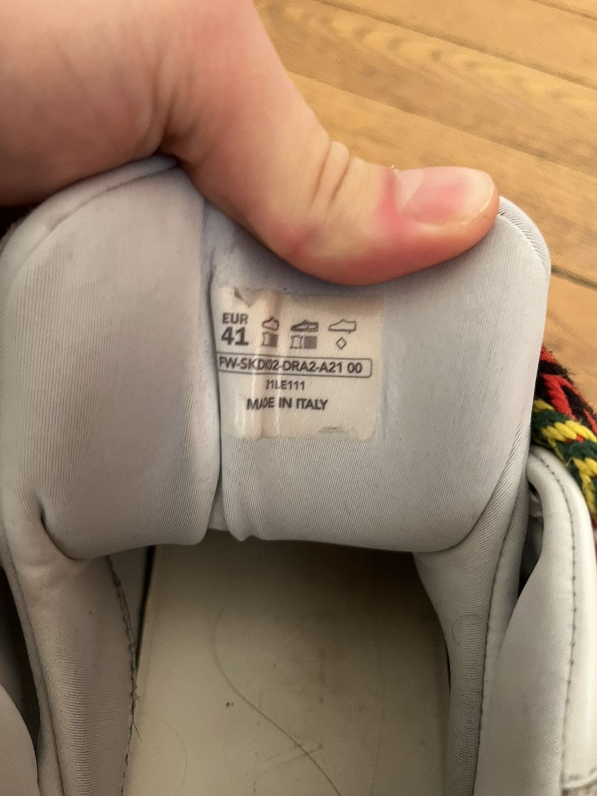 Lanvin Curb chunky lace classic Logo Sneakers Size US 8 / EU 41 - 9 Thumbnail