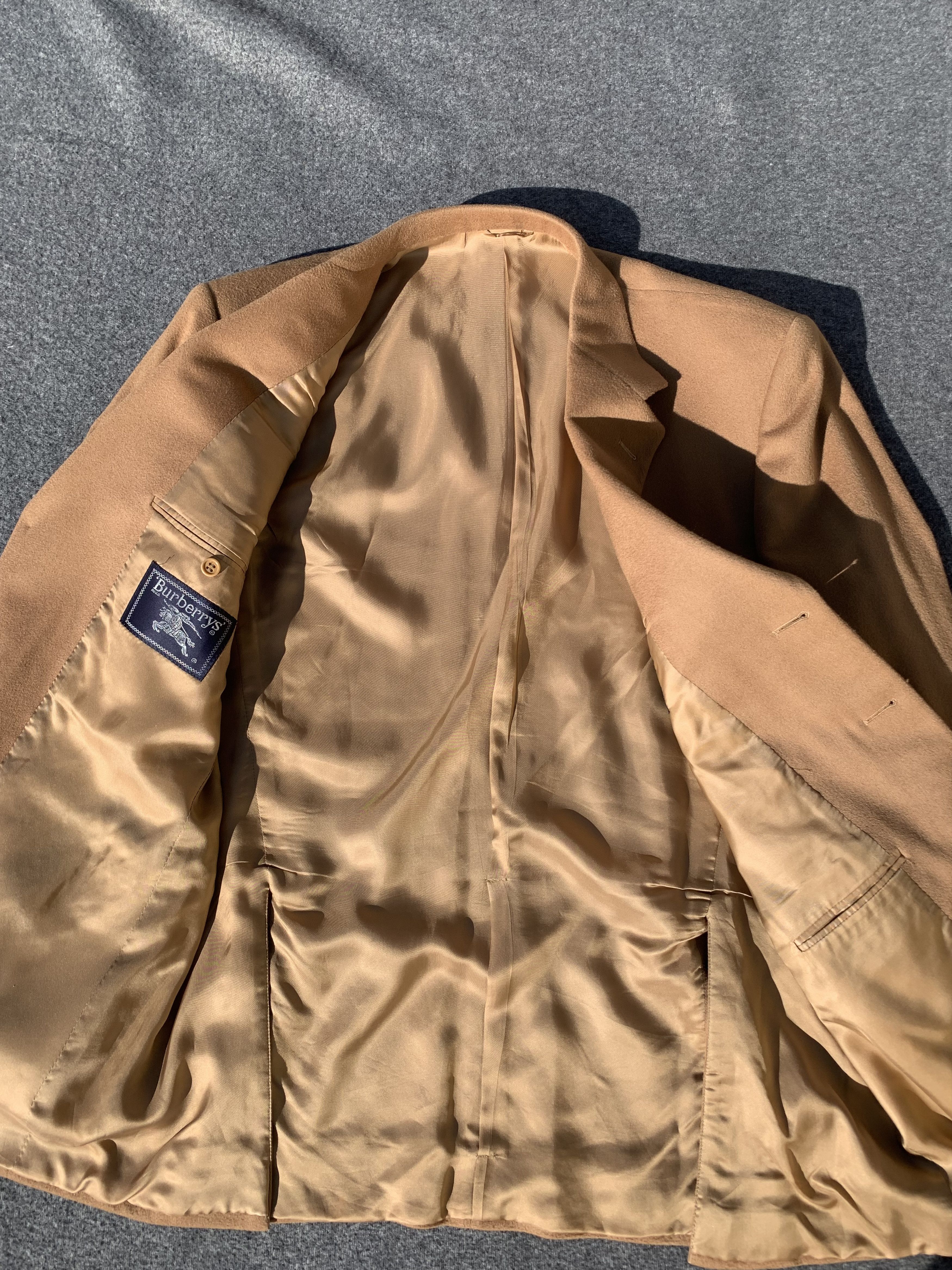 Burberry Vintage Burberry Blazer – 100% Virgin Wool – Camel – IT52 Size 52R - 3 Thumbnail