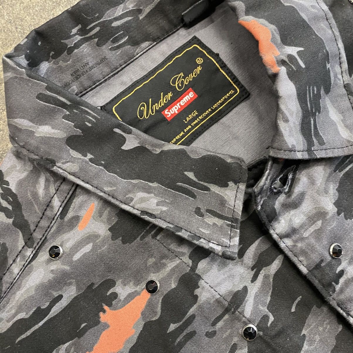 Jun Takahashi × Supreme × Undercover Supreme Undercover Studded Button Up Shirt Size US L / EU 52-54 / 3 - 3 Thumbnail