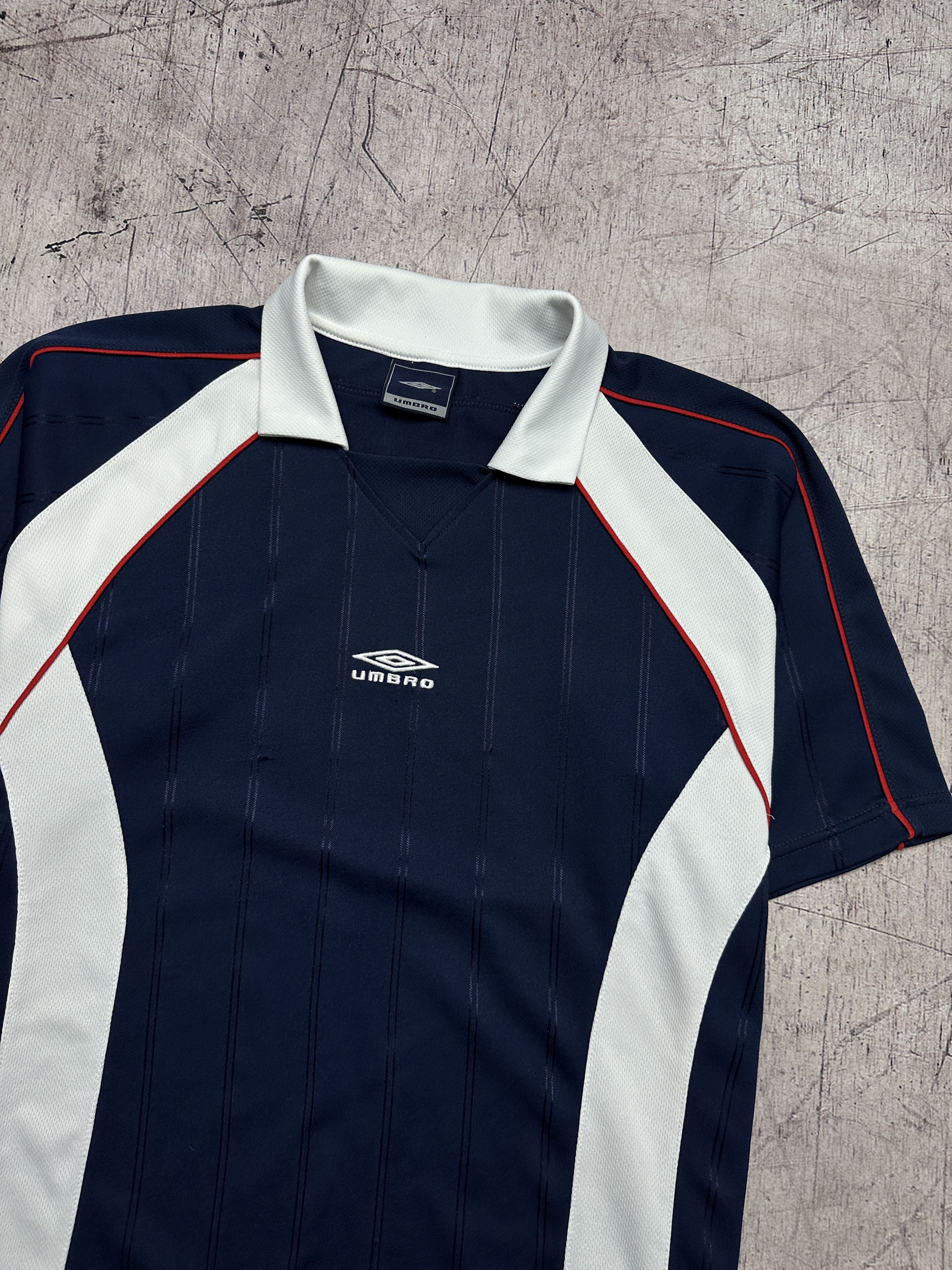 Umbro Umbro 90s Vintage Mens Polo Shirt Size US M / EU 48-50 / 2 - 2 Thumbnail