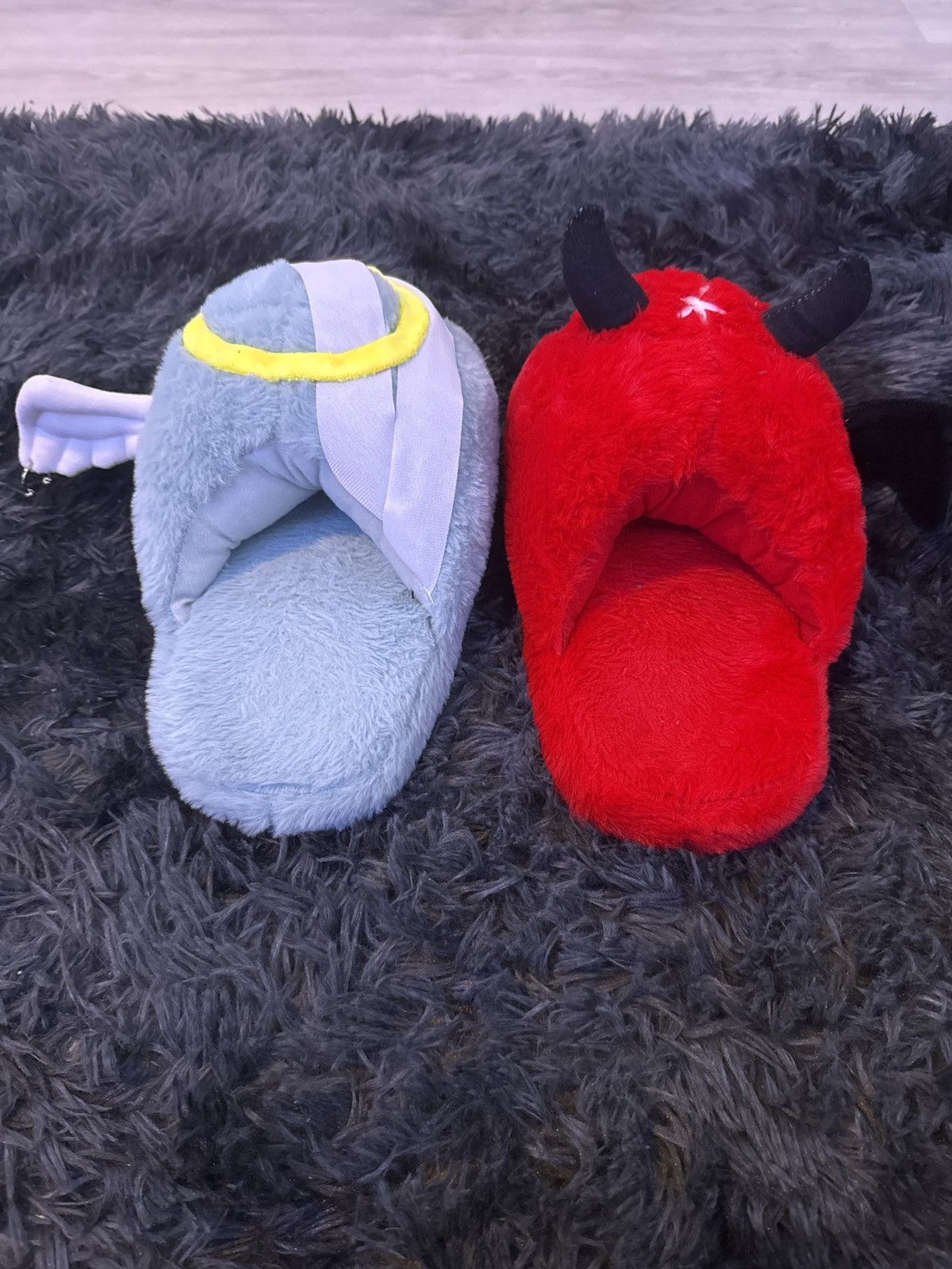 Revenge BAD VIBES FOREVER DEVIL/ANGEL SLIPPERS Size US 9.5 / EU 42-43 - 4 Thumbnail