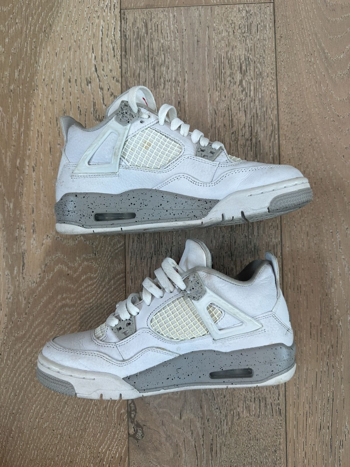 Jordan Brand Jordan 4 Retro White Oreo Size US 6 / EU 39 - 5 Thumbnail