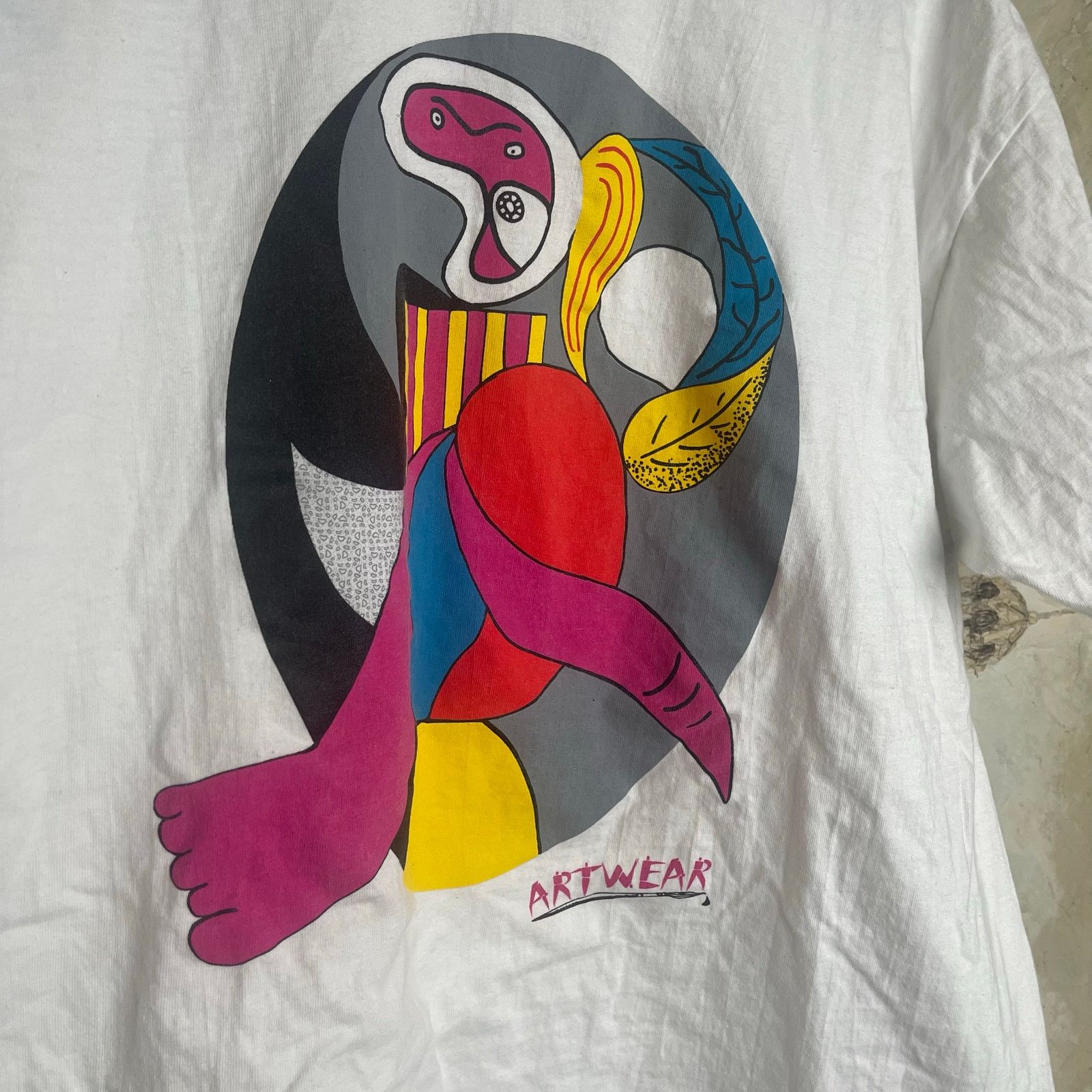 Untitled Artworks Vintage Picasso Painting Woman with a Flower Picasso T-Shirt Size US XL / EU 56 / 4 - 3 Thumbnail