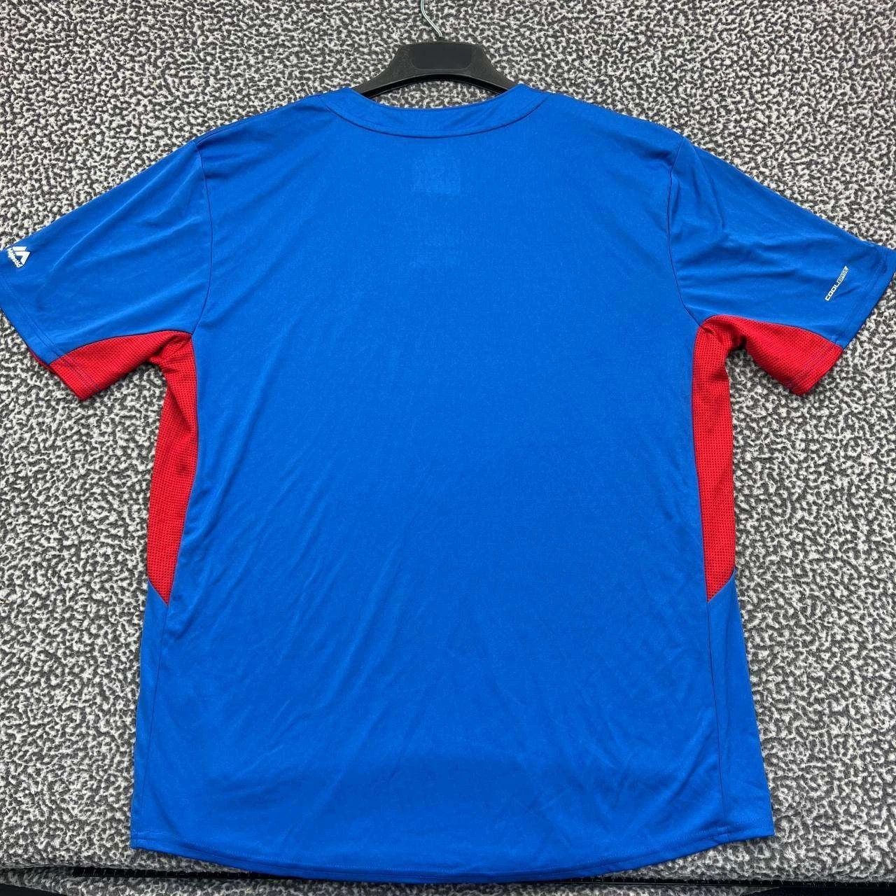Majestic Chicago Cubs Shirt Men Blue Red Majestic Short Sleeve XL Size US XL / EU 56 / 4 - 2 Thumbnail