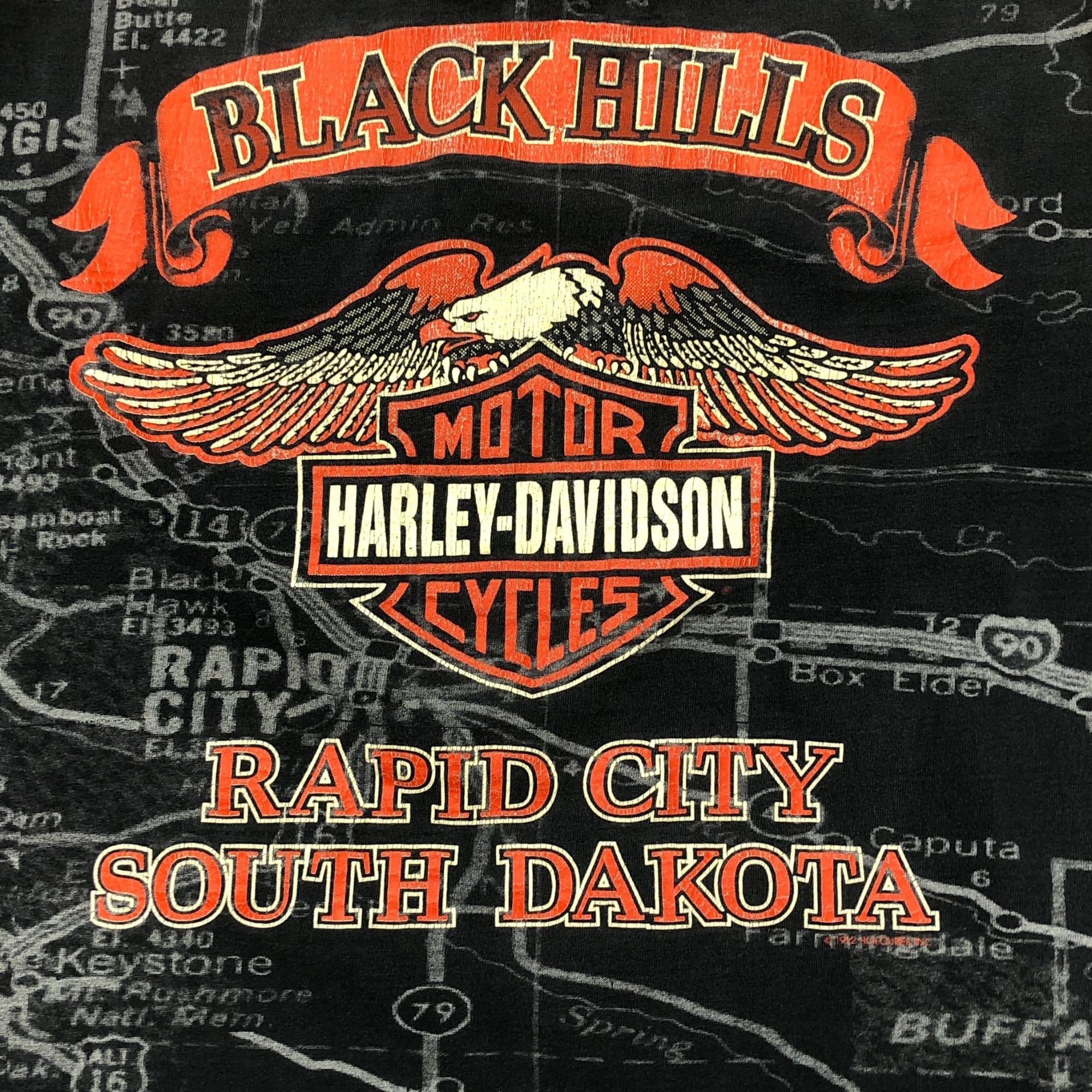 Harley Davidson Harley Davidson Sturgis South Dakota All Over Print Black Size US L / EU 52-54 / 3 - 5 Thumbnail