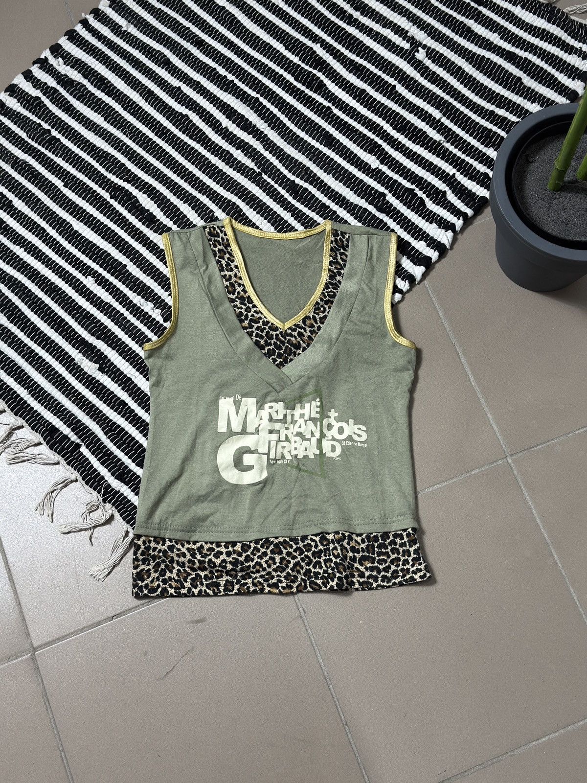Marithe + Francois Girbaud VINTAGE MARITHE FRANCOIS GIRBAUD 2000s TANK TOP Size S / US 4 / IT 40 - 1 Thumbnail