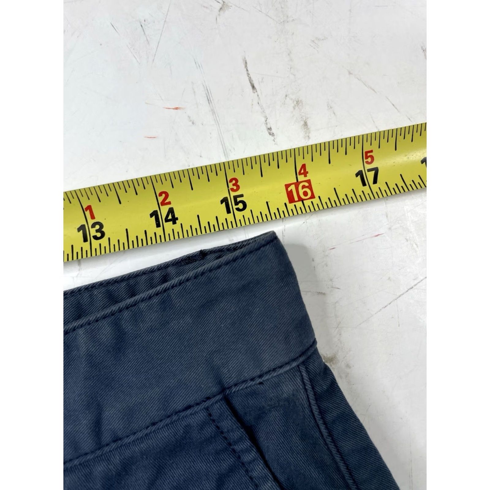 Flint And Tinder Flint and Tinder Shorts Mens 31 Blue Chino Pockets Canvas Casual 8” Size US 31 - 4 Thumbnail
