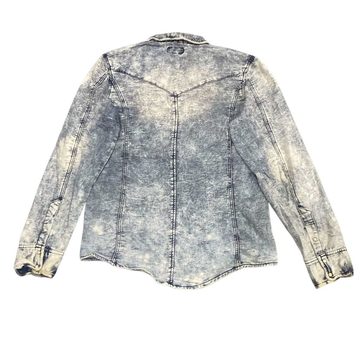 In The Attic IN THE ATTIC SNAP BUTTONS ACID WASH SHIRT Size US L / EU 52-54 / 3 - 2 Thumbnail