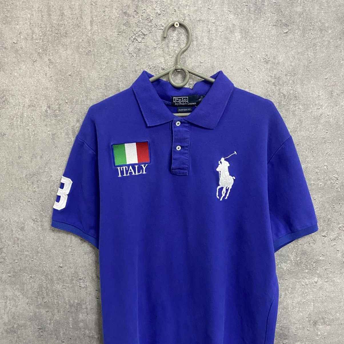 Polo Ralph Lauren Vintage Polo T-Shirt Polo Ralph Lauren Italy PRL #3 Big Logo Size US L / EU 52-54 / 3 - 5 Thumbnail