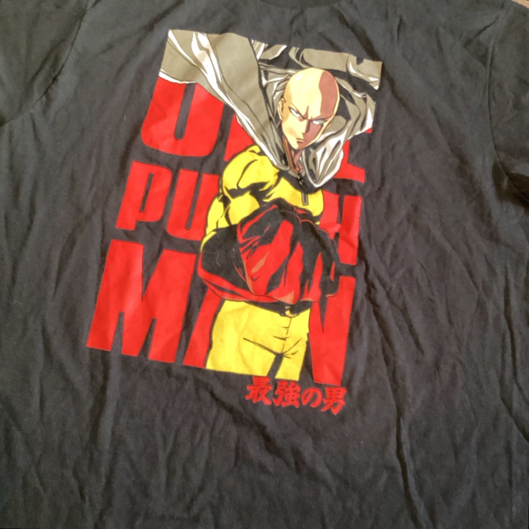 Vintage VINTAGE One Punch Man T-Shirt Horror Anime Black XL Unisex Adults Size US XL / EU 56 / 4 - 2 Thumbnail