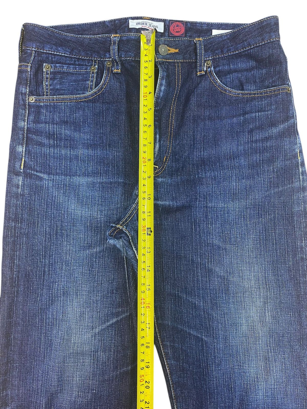 Japanese Brand Japanese Brand Faded Dark Blue Wash Style Loose Jeans Size US 28 / EU 44 - 6 Thumbnail