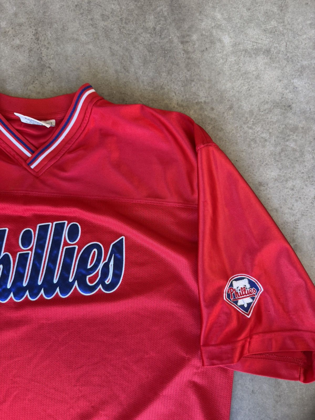 MLB Vintage Lee Sport Philladelphia Phillies Jersey Size US XL / EU 56 / 4 - 3 Thumbnail