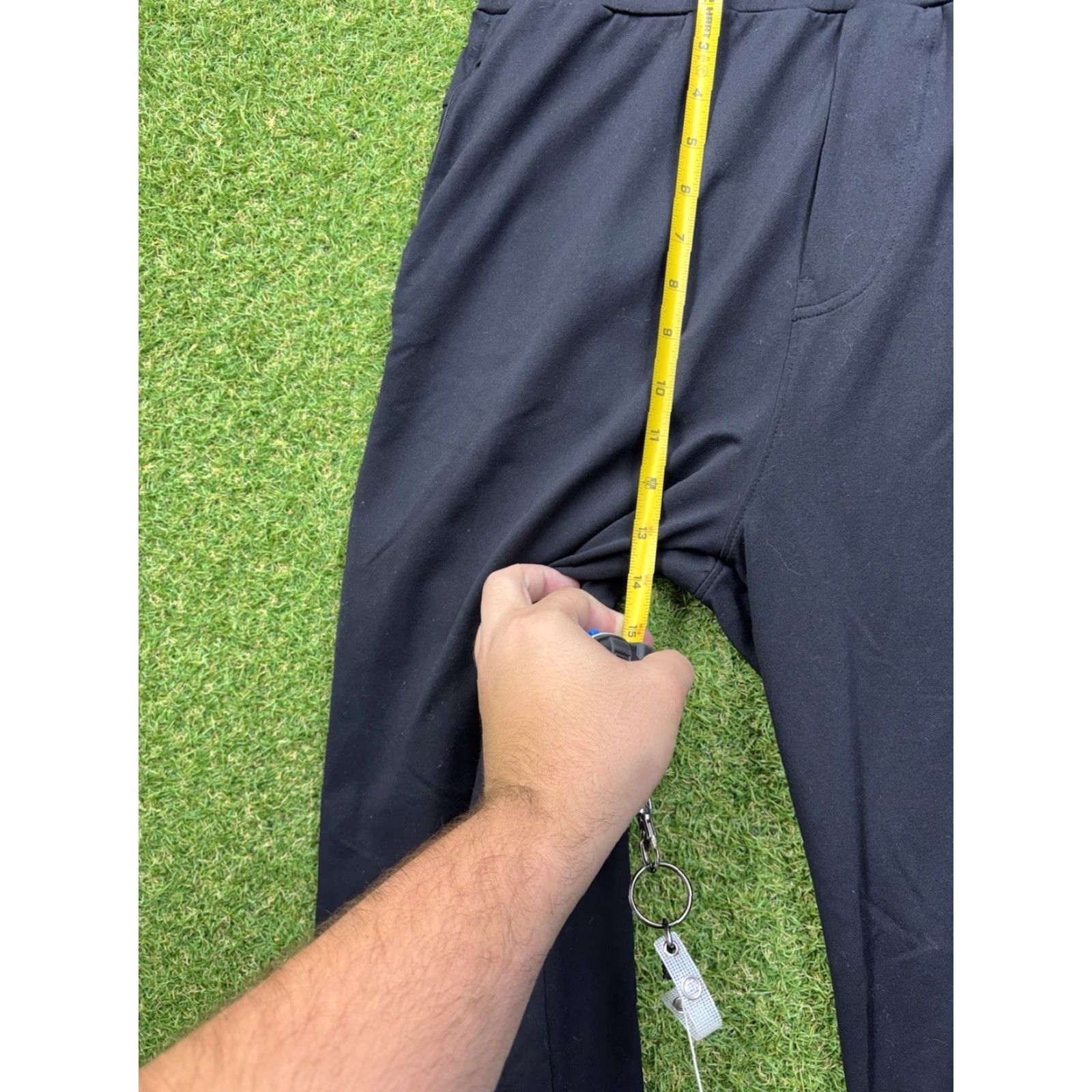 Vintage Public Rec Dealmaker Sweatpants Men's Slim Black 36 Regular Inseam 32 5-Pocket Drawstring Zip, Tech Stretch Size US 36 / EU 52 - 5 Thumbnail