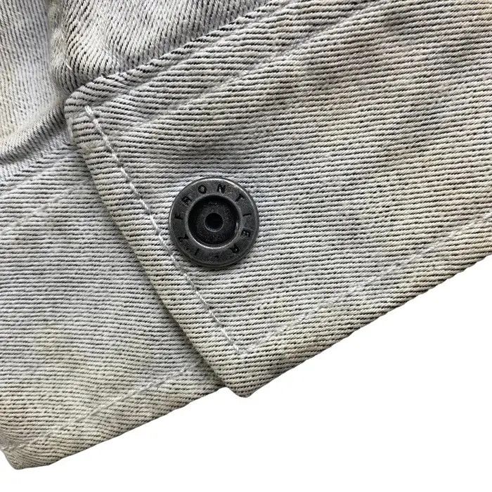 Vintage Vtg 90’ I’Z FRONTIER TWILL Japan Designer Denim Jeans Jacket Size US M / EU 48-50 / 2 - 7 Thumbnail