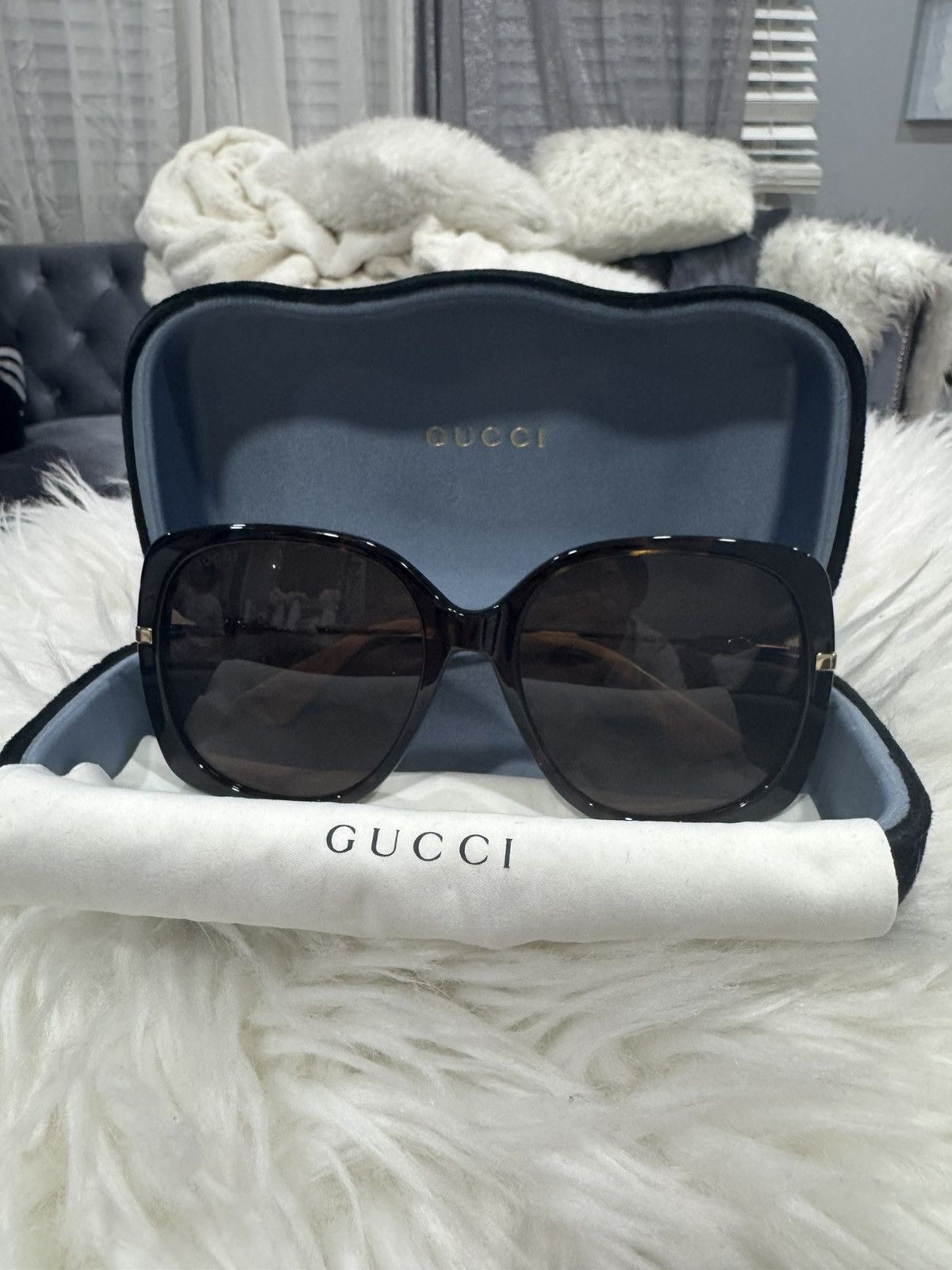Gucci Gucci Women’s Sunglasses Size ONE SIZE - 1 Thumbnail