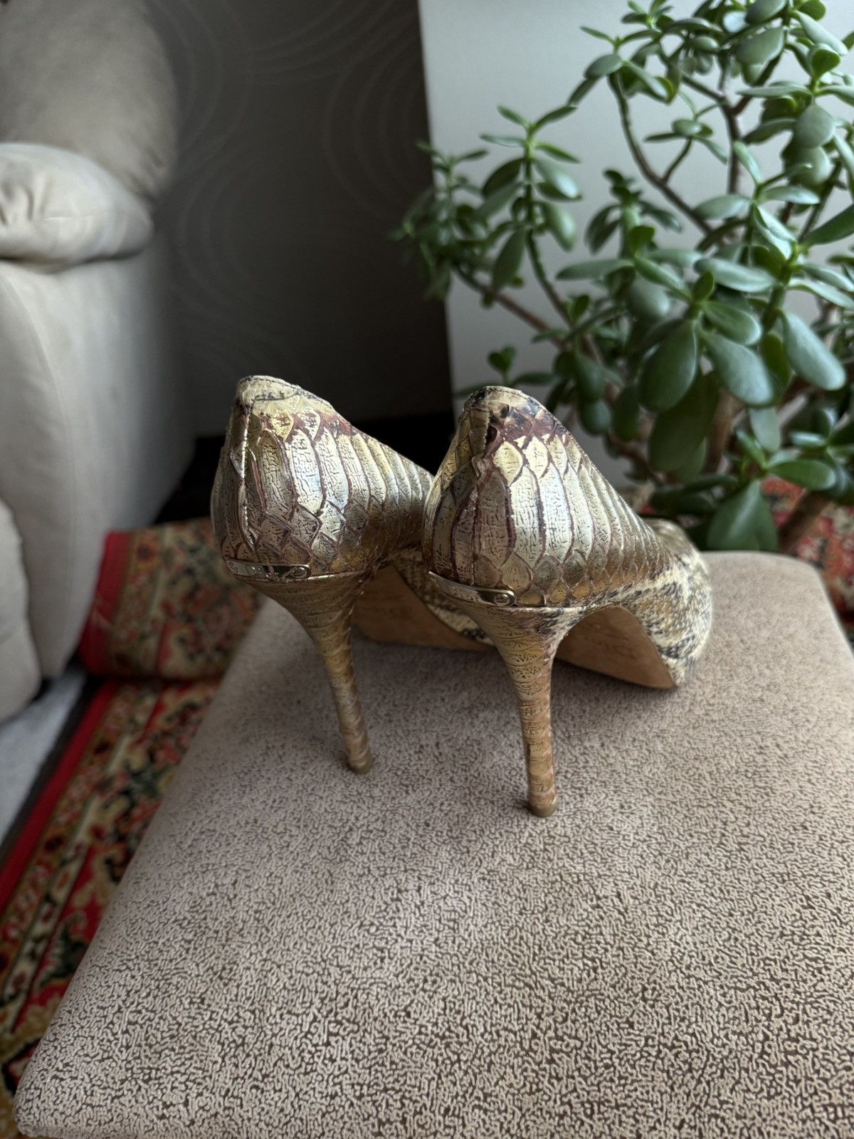 Dior Python Heels