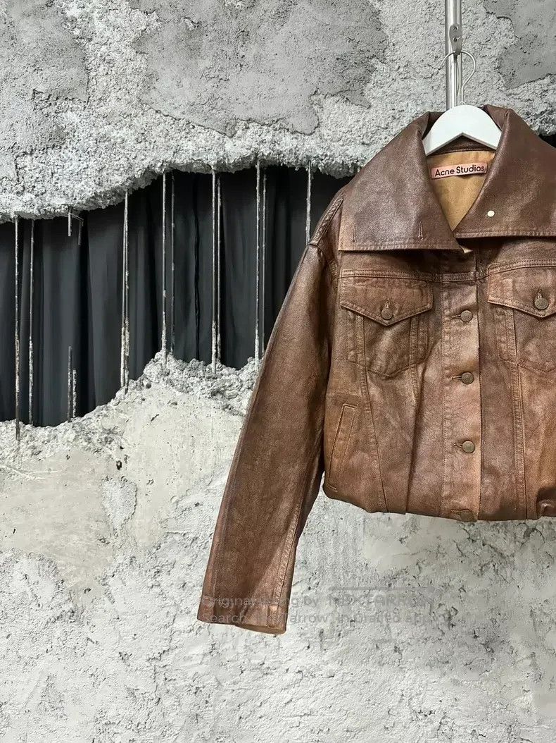 Acne Studios Acne Studios size:34 Brown denim jacket Size XS / US 0-2 / IT 36-38 - 3 Thumbnail